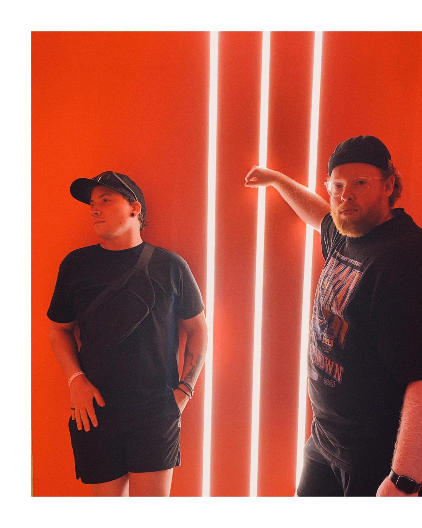 Out here crafting the next pop duo🍻🧵