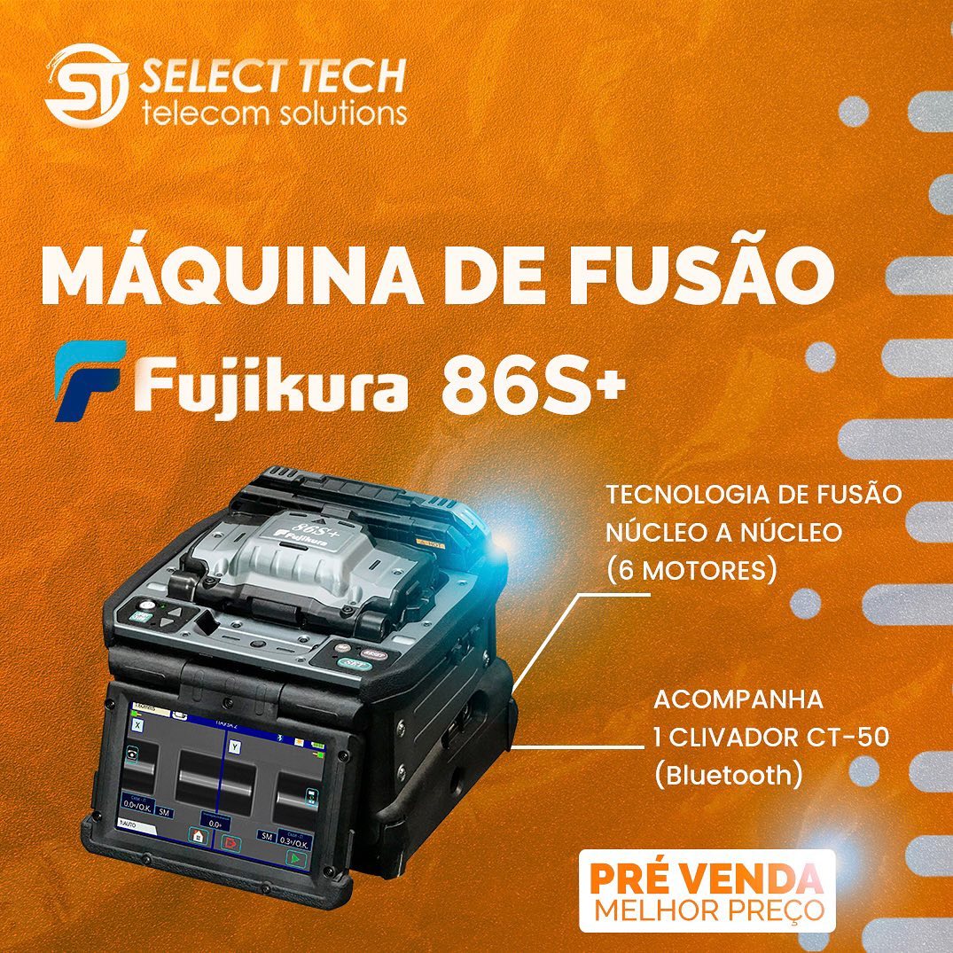 🔸 MÁQUINA DE FUSÃO FUJIKURA 86S+ PRÉ VENDA.
• Tecnologia de fusão núcleo a núcleo (6 motores)
• Funcionamento automatizado
• Tecnologia de controle de fusão ativa (NOVO)
• Acompanha 1 Clivador Fujikura modelo CT-50 com Bluetooth
• Tecnologia de gerenciamento de lâmina ativa (NOVO)
• Decapador (descascador)
• Maleta Workstation
• Eletrodo com vida longa de aproximadamente 5000 fusões
• Eletrodos sobressalentes e outros acessórios
• Garantia de 2 anos e suporte total.
• Autonomia de 300 ciclos de fusão + aquecimento de forno por bateria
_______________________________
#maquinadefusao #provedor #provedordeinternet #fibraoptica #lancamentofibraoptica #isp