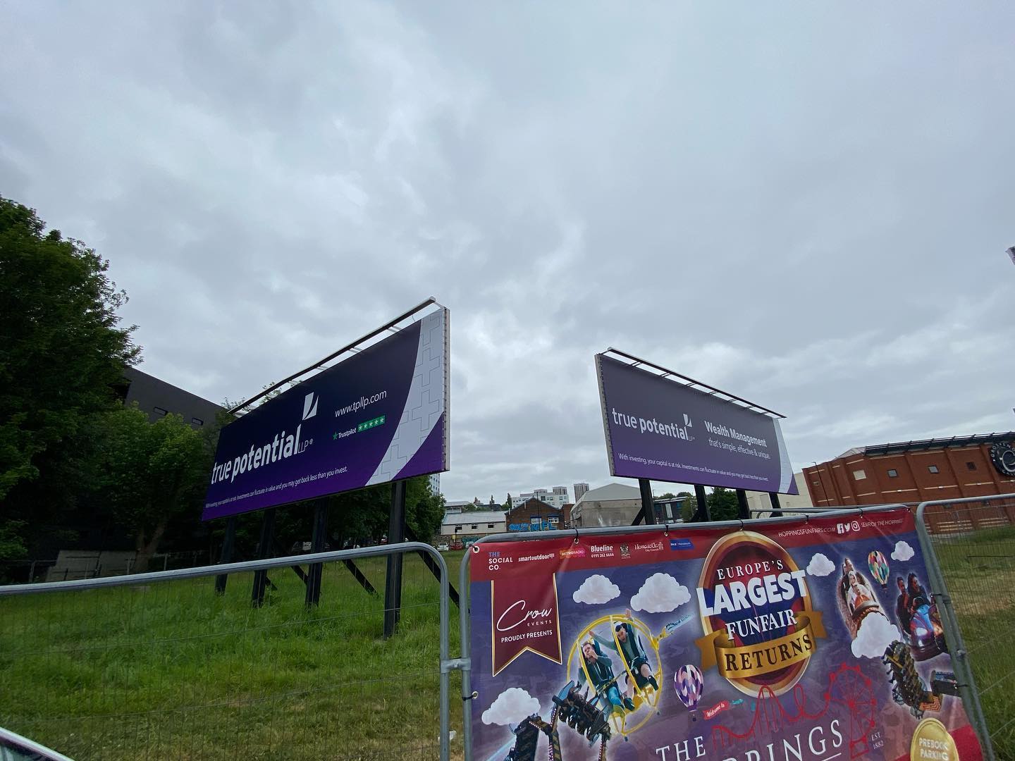 96sheet banners, Scotswood Road. Changed three times in the last month