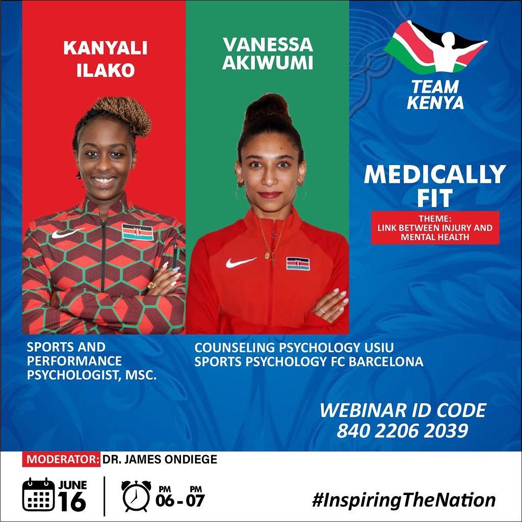 Tune in to listen to our very own sports psychologist Vanessa @nessaki talk about what she does best with our Team Kenya athelete as they prepare for qualifications events leading to @paris2024 !