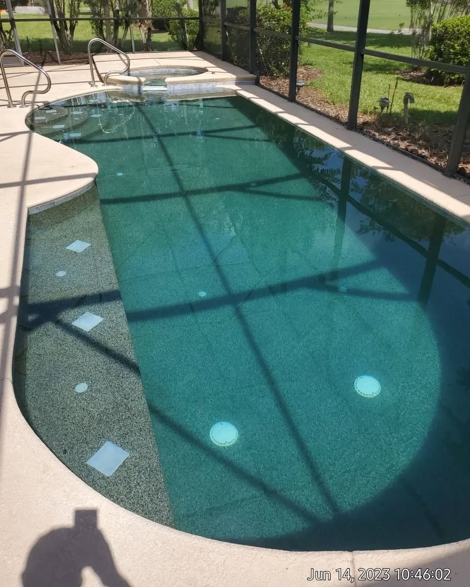 Drain and Clean on this home pool to get house ready to sell.