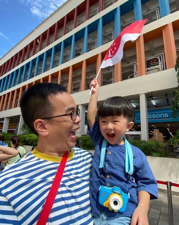 Braving the long queue to get Seth's favorite toy #blueformata toy car!