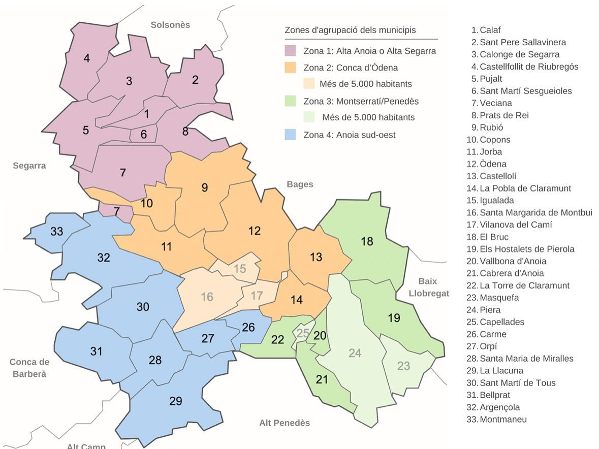 Diagnòstic cultural dels municipis petits de l’Anoia (Diputació de Barcelona, 2023)