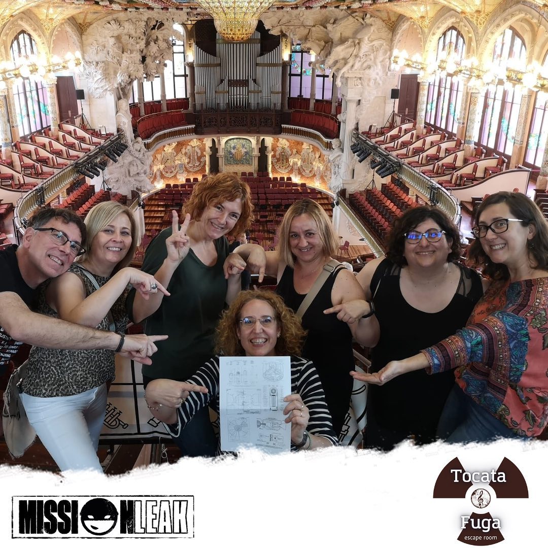 La majestuositat del Palau viscuda des del Tocata i Fuga escape room!