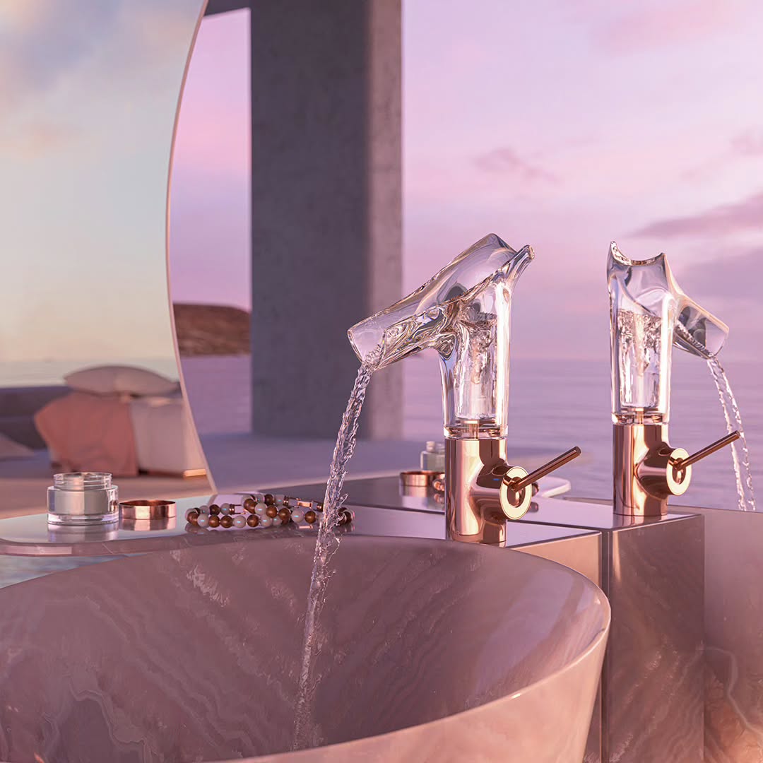 You're not dreaming. What you see is real.
Sculpted from flawless crystal glass, AXOR Starck V captures the energy of water in a swirling vortex. Transparent yet visible, constant yet ever changing, the vortex mesmerizes The Dreamer.
#AXORdesign #AXORIcons #MakeItYours #PhilippeStarck #designinspiration #exquisitebathrooms #luxurybathroom