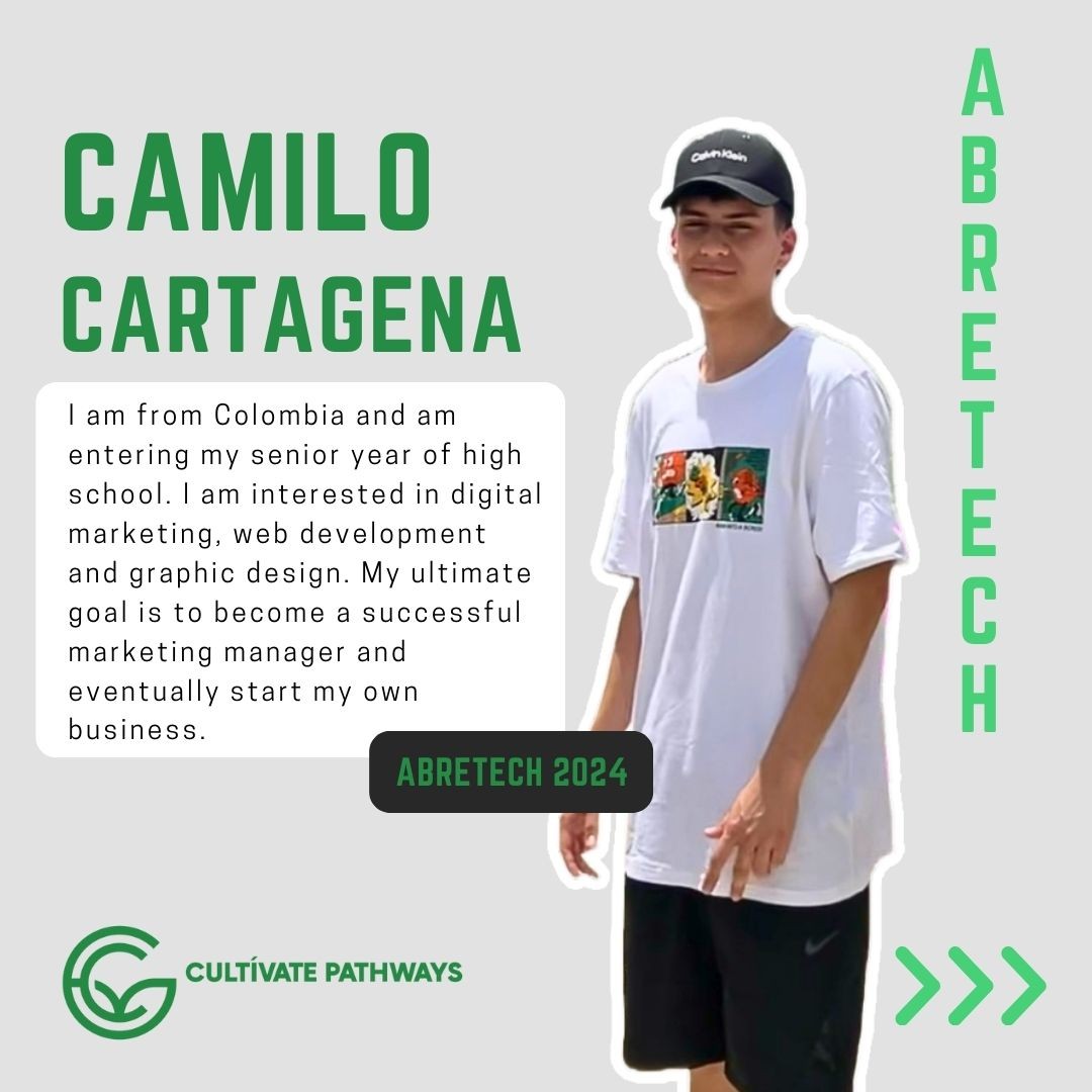 Meet the AbreTech Summer Fellows @angellaperez_ @ccv_710 @ga_rocio81 This talented crew will be building their skills in graphic design and digital marketing this summer. Check out their design work in these intro posts! 🔥#Latinxtech #crecimientoprofesional #latinxintech #equityintech #diversityintech #summerinternship