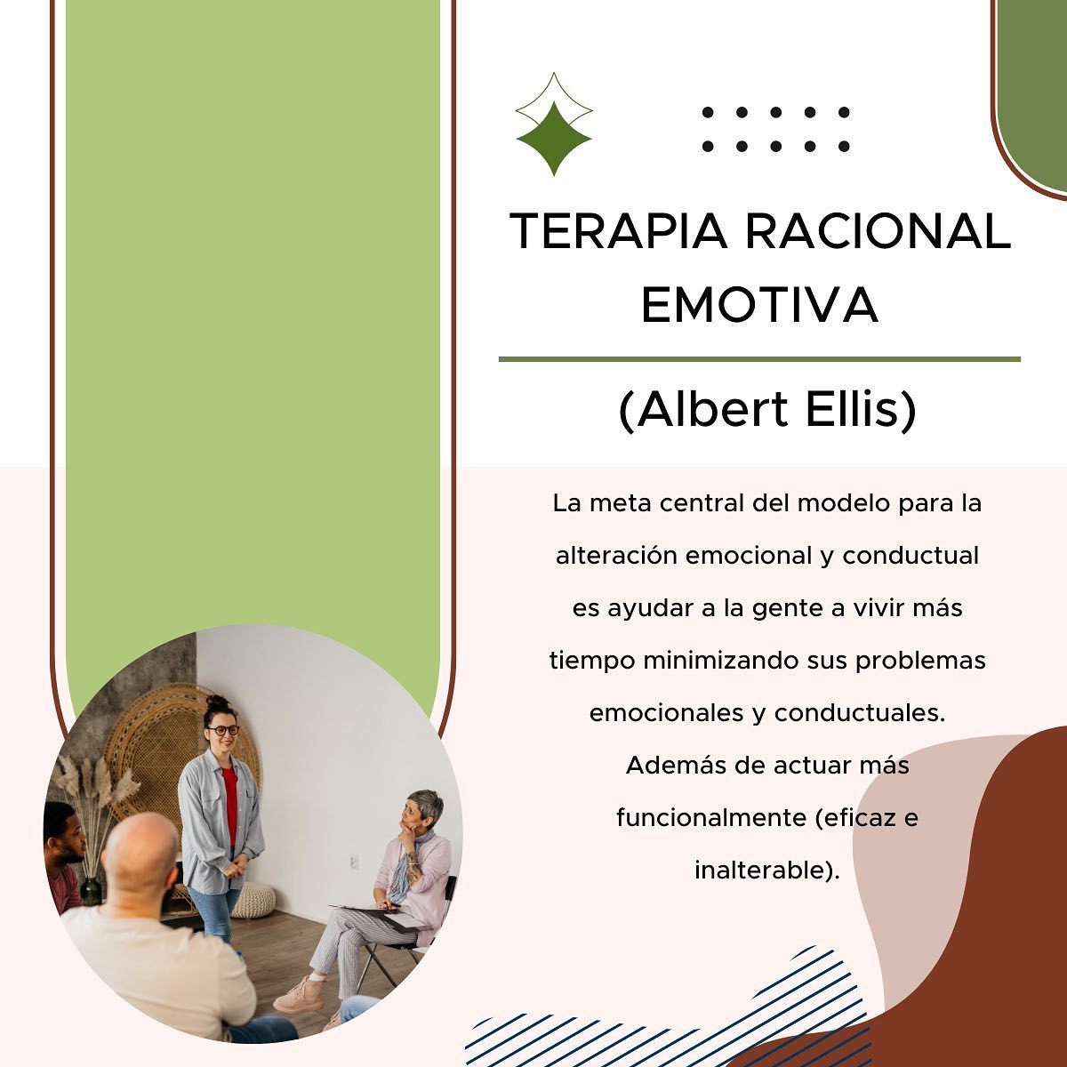 ¿Alguna vez te has preguntado por qué ciertas situaciones o pensamientos negativos parecen tener tanto poder sobre ti? La Terapia Racional Emotiva (TRE) y Terapia Racional Emotiva Conductual (TREC) Son un enfoque terapéutico revolucionario que puede ayudarte a resolver este misterio y capacitarte para tomar el control de tus emociones y conductas 🧠
La TRE y TREC, desarrollada por el renombrado psicólogo Albert Ellis, tiene como objetivo principal identificar y reemplazar patrones de pensamiento disfuncionales que conducen a emociones negativas y comportamientos autodestructivos. 💥
Se basa en la idea de que no son las situaciones en sí mismas las que nos causan sufrimiento, sino nuestras creencias e interpretaciones sobre esas situaciones.
🧠Psicóloga Valeria Nahle / @globalmindstrc