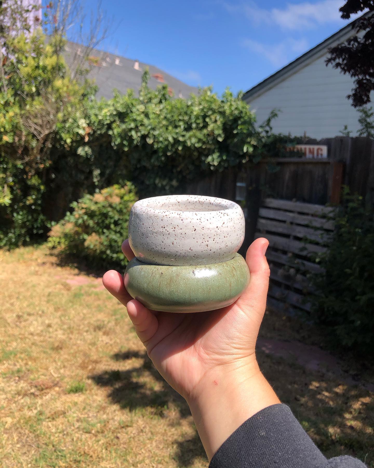 New student pieces from wheel classes! Sooooo cute ☺️☺️☺️