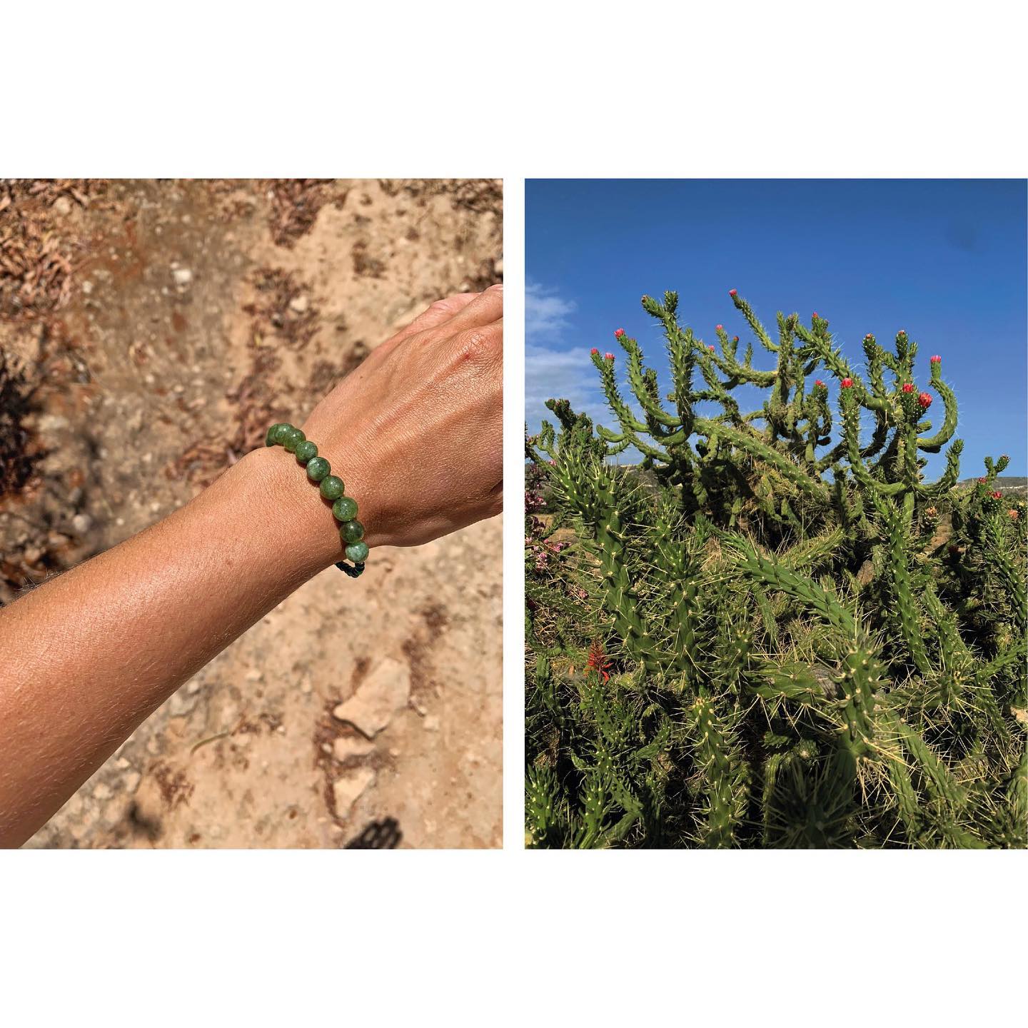 Elevate your style with the enchanting allure of Green Jade! 💚✨ Our custom-made bracelets featuring this mesmerizing gemstone exude harmony, prosperity, and balance. Each piece is meticulously crafted to enhance your natural beauty. Experience the soothing energy of Green Jade and embrace the journey of self-discovery. 🌿💎 #GreenJade #CustomMadeBracelet #HarmonyandBalance #NaturalBeauty #ProsperityStones #JadeJewelry #GemstoneMagic #HandcraftedBeauty #JadeLove #JourneyWithin #SelfDiscovery #StyleWithMeaning