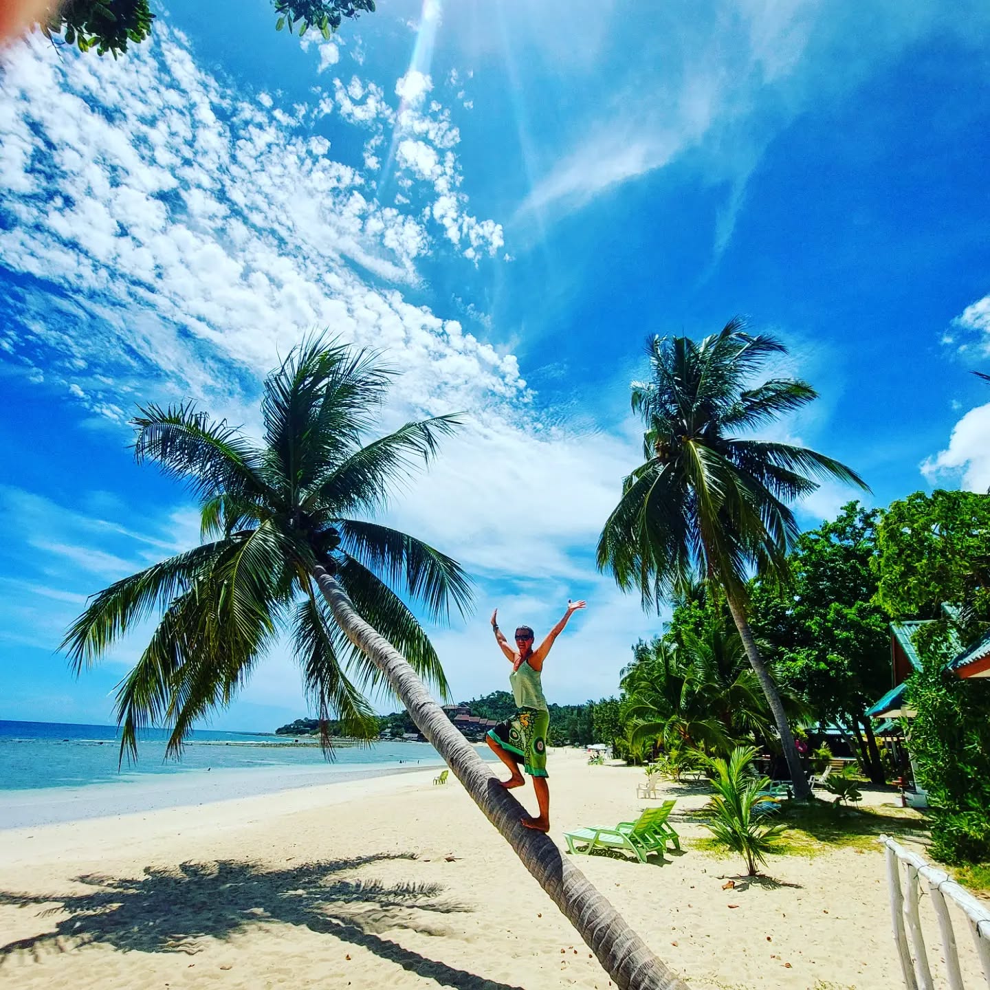 Wir verabschieden uns mit einer Saunasession und einem Eisbad von Ko Phangan und ziehen weiter zu unseren Thai - Freunden nach Ko Lanta 🙃👍🌴🌍🦎🐢🐟