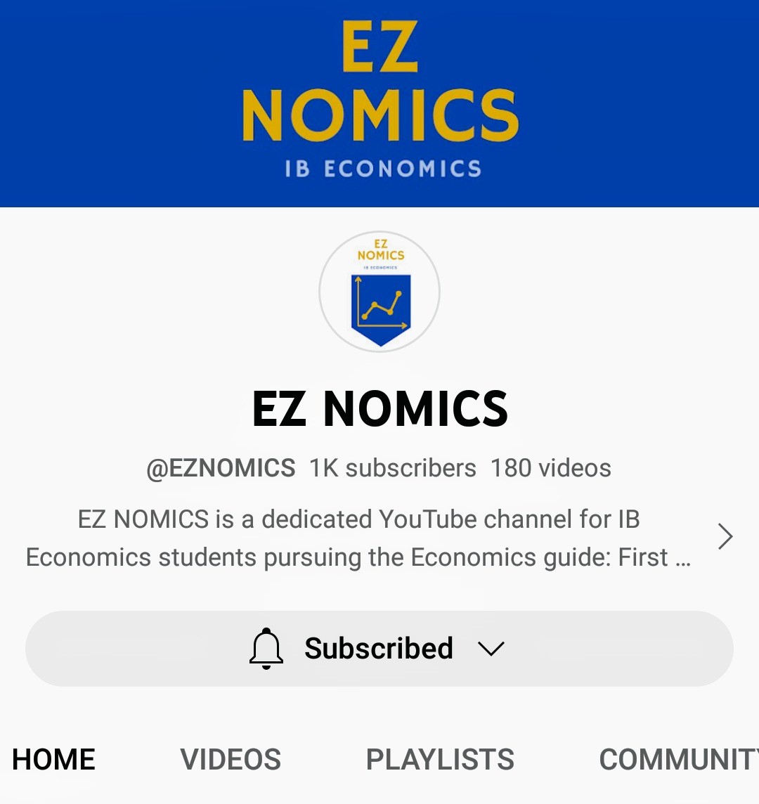 EZ NOMICS hit 1,000+ subscribers!
Many thanks to my students who helped me cross the 1K finish line : )
The channel now has over 125,000 views!
Very humbled to see the channel reach so many students and teachers while being supported by a global online community that has used and promoted the channel. Thank you!
Amazing to see support from over 60 nations: Spain, India, Kenya, United Arab Emirates, Qatar, Italy, Indonesia, United States, Vietnam, Egypt, Thailand, Oman, Greece, Bahrain, Singapore, Portugal, United Kingdom, Hong Kong, Mauritius, Senegal, Canada, South Korea, New Zealand, Switzerland, Australia, Ghana, Morocco, Lebanon, Sweden, Malta, Mexico, France, Germany, Malaysia, Czechia, Philippines, Tanzania, Japan, Colombia, Netherlands, Maldives, Denmark, Monaco, Cambodia, Sri Lanka, Russia, Jordan, Sudan, Eswatini, Nepal, Slovakia, Nigeria, Laos, Türkiye, South Africa, Bangladesh, Saudi Arabia, Belgium, Ireland, Moldova, Aruba, China, Ethiopia, Myanmar (Burma), Zambia, Andorra, Brazil, Columbia, Finland, Curaçao, Poland, and Iraq.
The channel now features 180+ video tutorials.
I'll be creating more video tutorials and math practice content this summer break, so stay tuned!