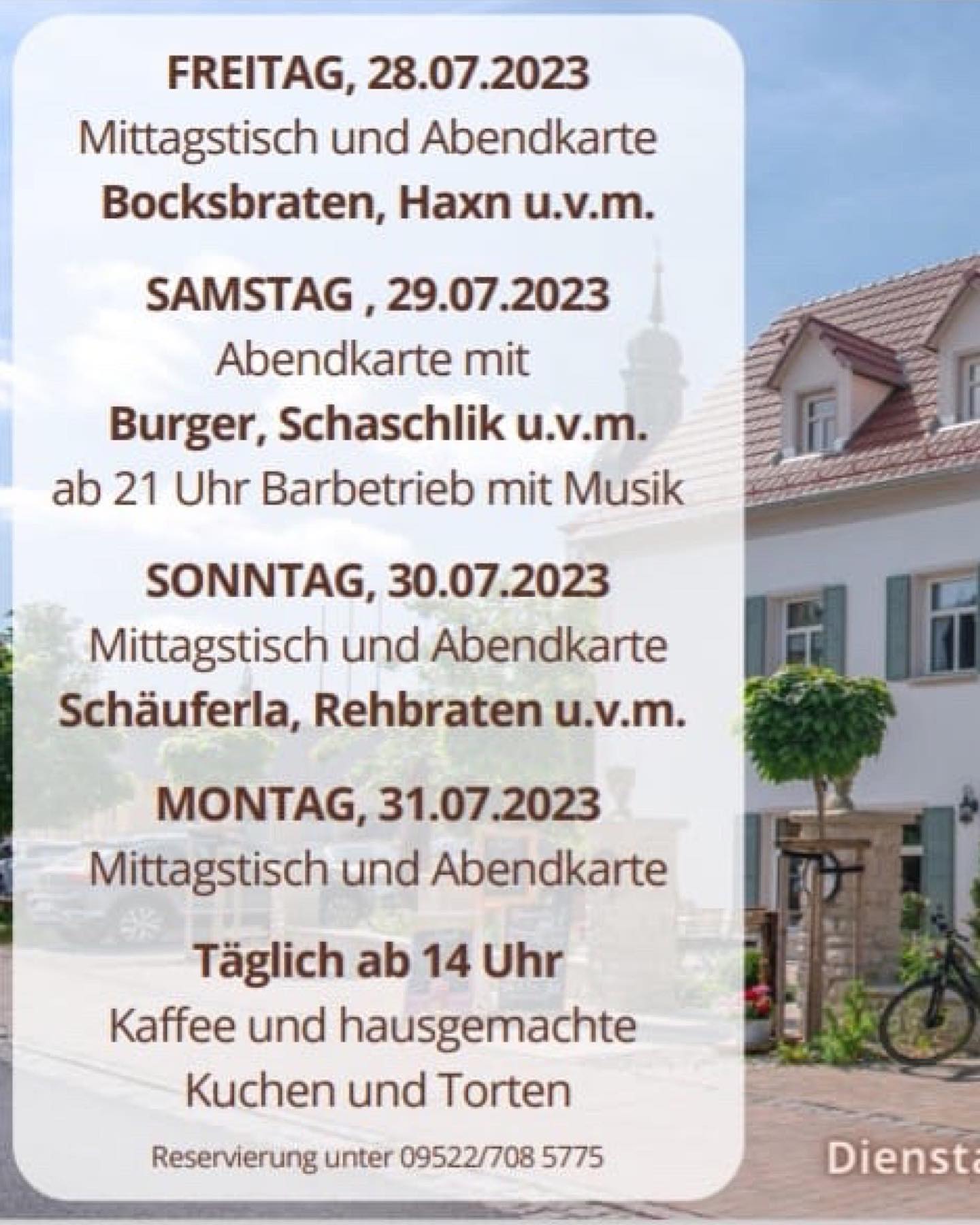 Kerwa in Trossenfurt🍗