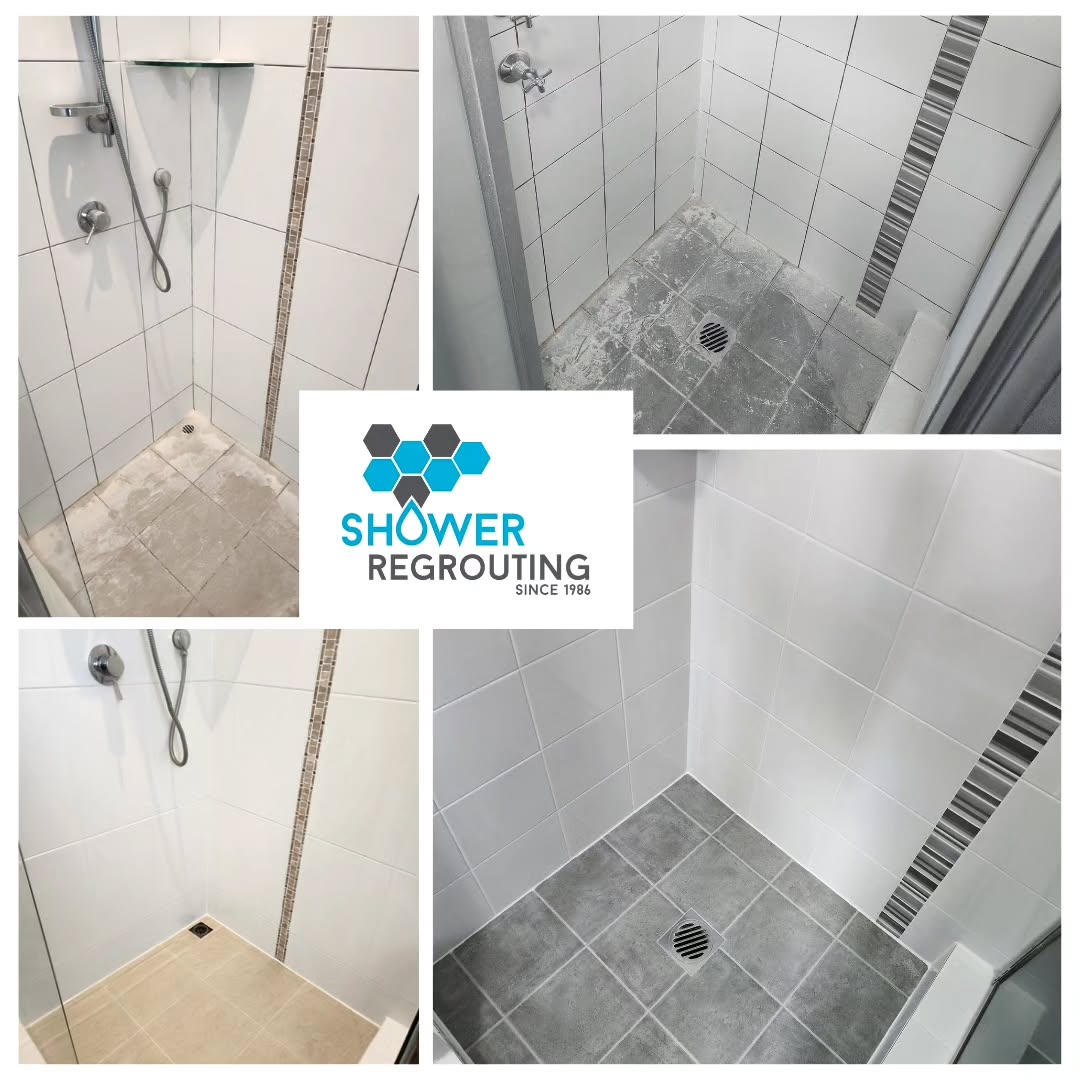 Just a splash of new grout... no biggies 😉