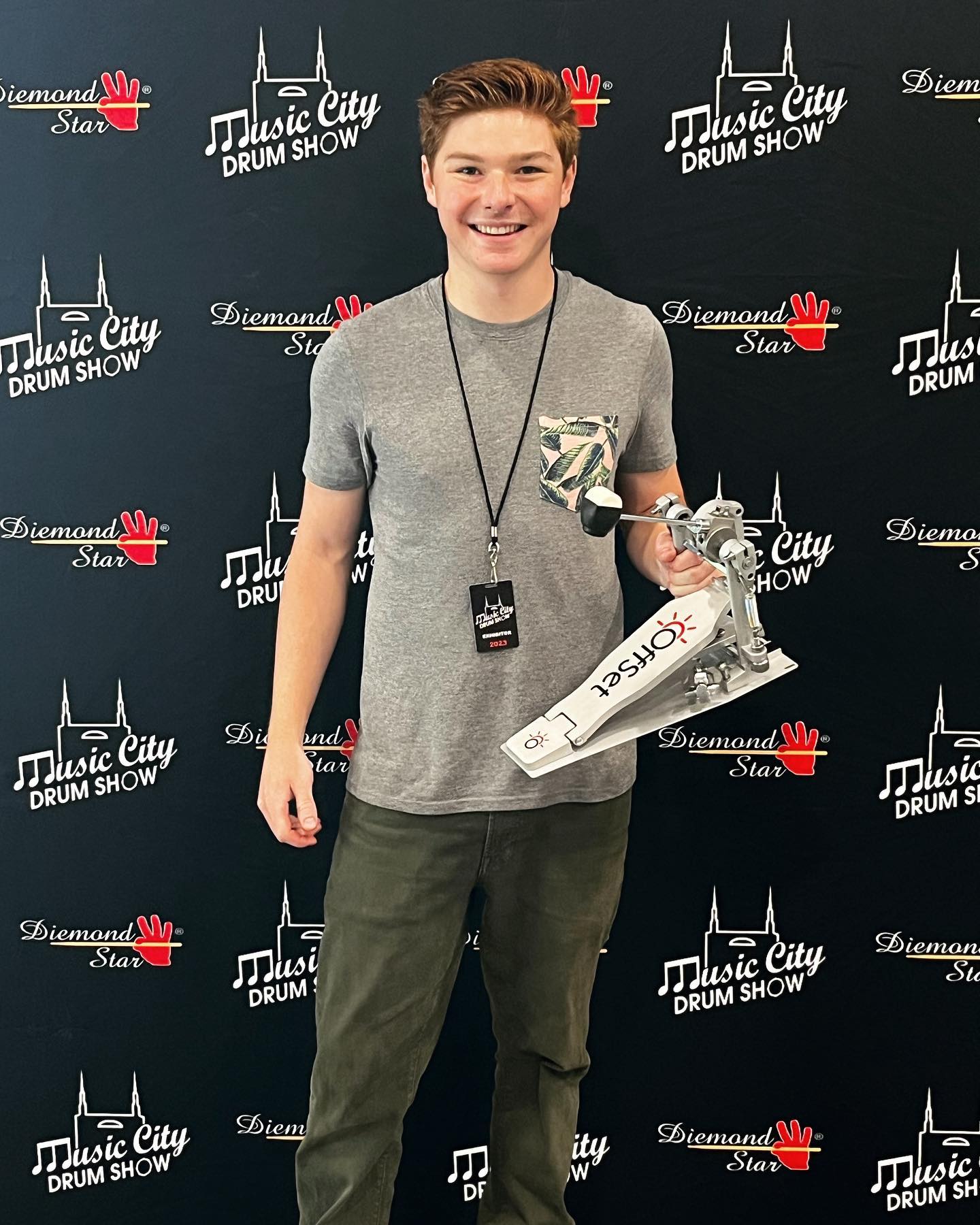 I’m here in Nashville for the @musiccitydrumshow with @offsetpedal, come by booth #33 it’s been great meeting some of you guys! #offsetpedals #musiccitydrumshow #nashville