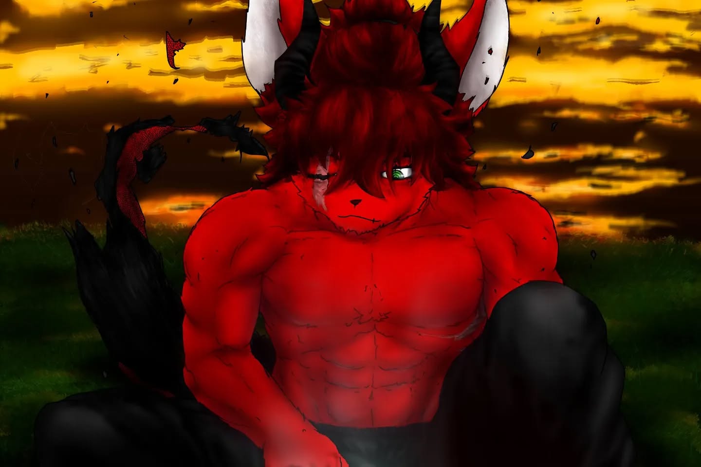 pre birthday gift
"Sunset misunderstanding"
!! THE CHAT YOU SEE IS IMAGINATIVE ONE, NOT THE REAL THAT COULD HAPPEN !!
please do have it in mind
I may now know that it's not your birthday today, yet though, it's not excuse for me to not share it here, now, today.
Hope you like the art pfp I made using your own a reference~ <3
======================
Characters name:
>Akaryū Doragon'aite Purūtō Pawlos
>Sushi
Mady by:
@paw_d.ryu
Ocs of:
@paw_d.ryu
@ithurix
==================
Tags:
#gift #misunderstood #misunderstanding #art #digitalart #sketch #lineart #firealpacaart #pawdryu #chat #emojis #rabbit #fox #tail #scales #fur #furry #rabbit #red #white #muscles #muscle #fit #sunset #sundown #evening #longhair #bunny #conversation #fake #chat #sfw