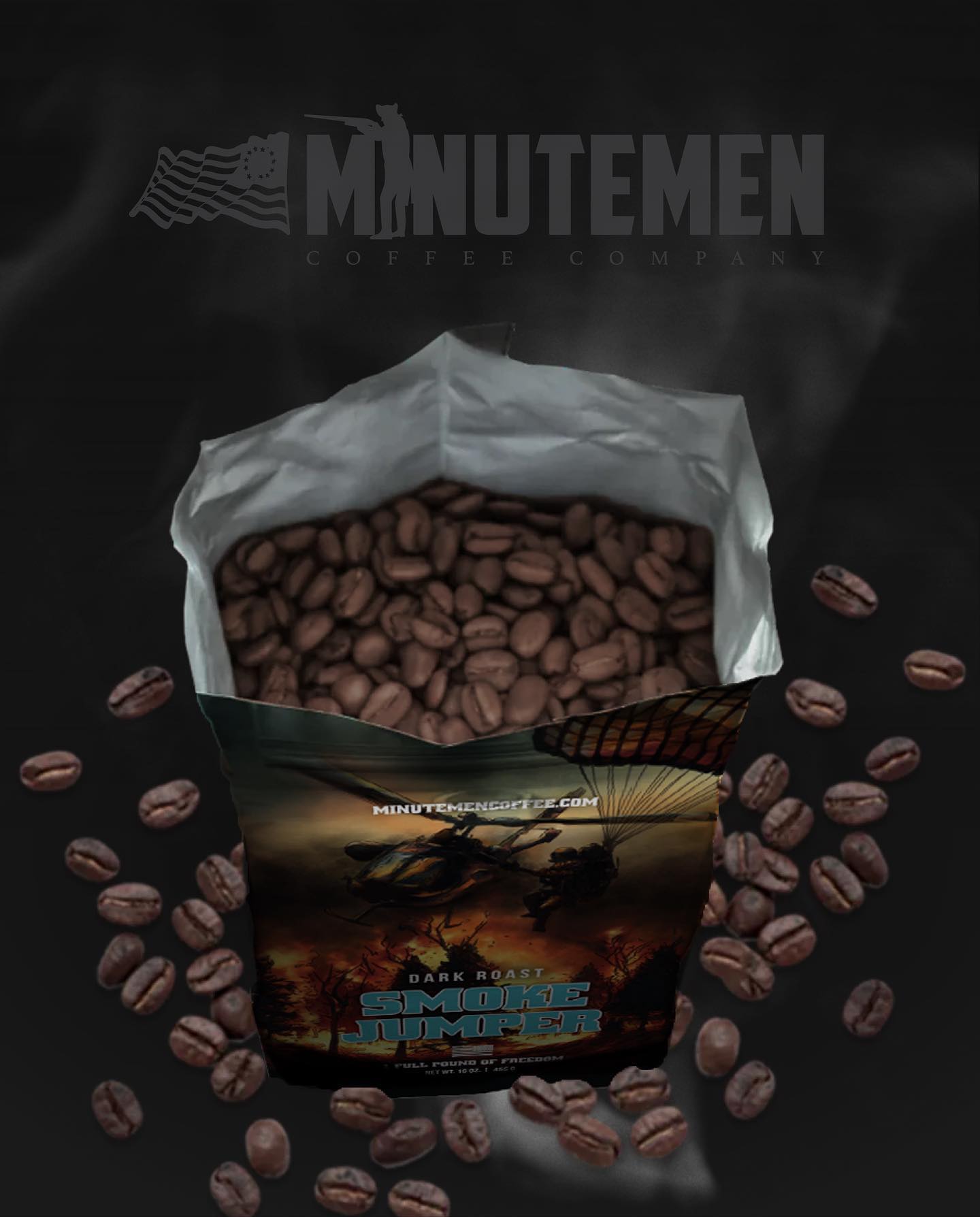 Now available, exclusively at @minutemencoffeecompany
Introducing: Smoke Jumper — A singe-origin, dark roast Sumatran, grown in volcanic rich soil, wet hulled and sun dried. Smoke Jumper is a very robust and bold roast that is smooth on the palate, with no bitter aftertaste.