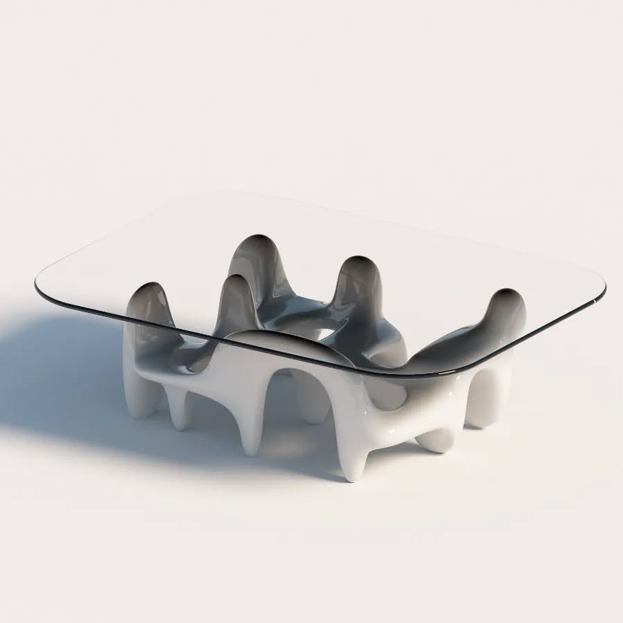 A tableau of kinship conveys in a table's grace: heads, keystones of unity, arch to embrace a glass horizon. Beneath, familial pillars emerge, bodies transformed to legs, steadfastly upholding shared history. A structure where love's architecture binds, echoing the strength of bonds and the beauty of reunion.