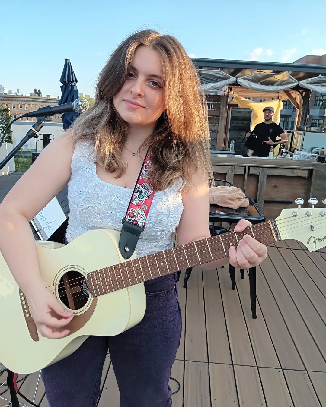 🎵 Flightless Bird, American Mouth - Iron & Wine
Music stands make for unflattering angles 😂