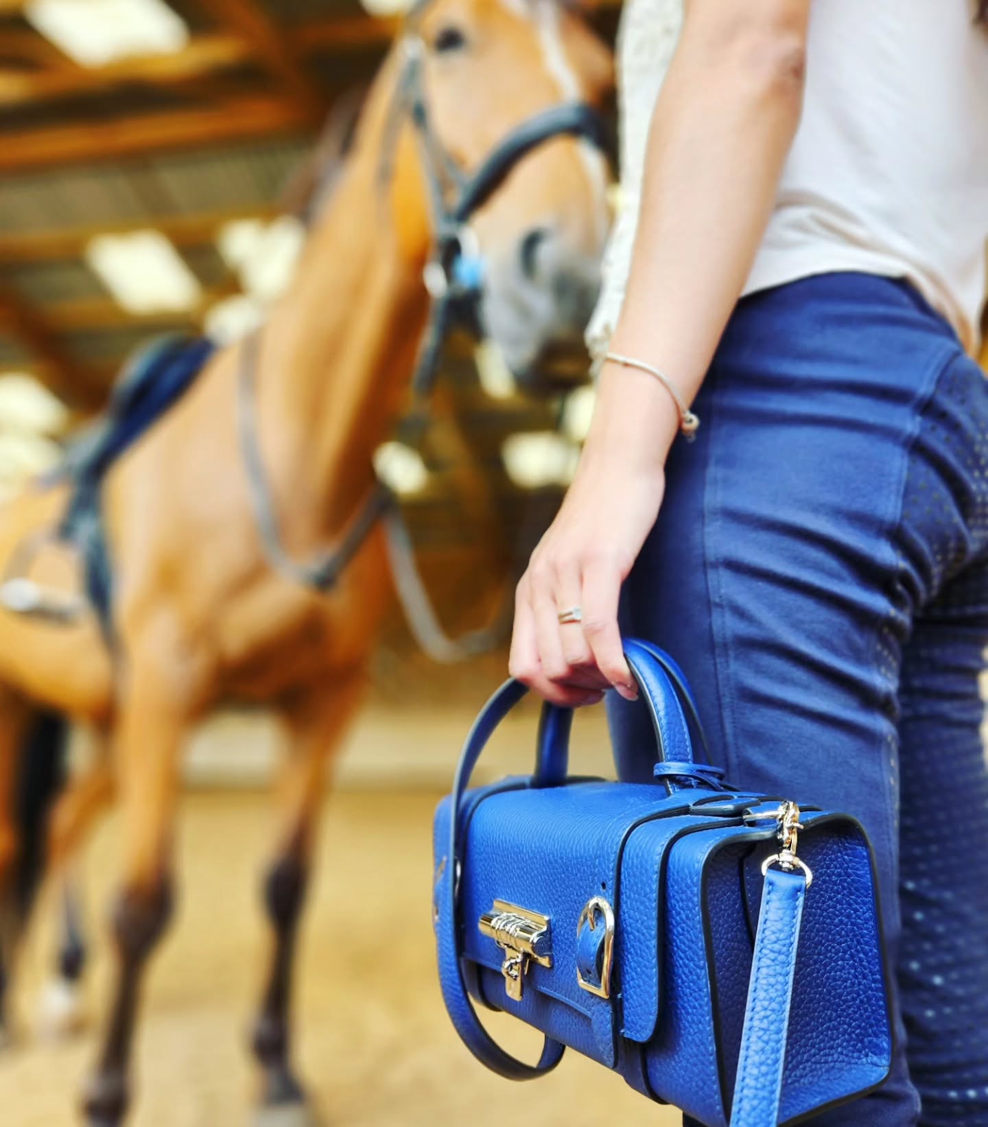 Le "Diligent" ose se parer de matières graphiques et colorées.
#diligent #prouesbydavidhanna #handmade #horse #bag #meilleurouvrierdefrance #mof
#luxuryhandbag #horseworld #frenchluxurybrand #triangledor #madeinfrance #frenchbrand