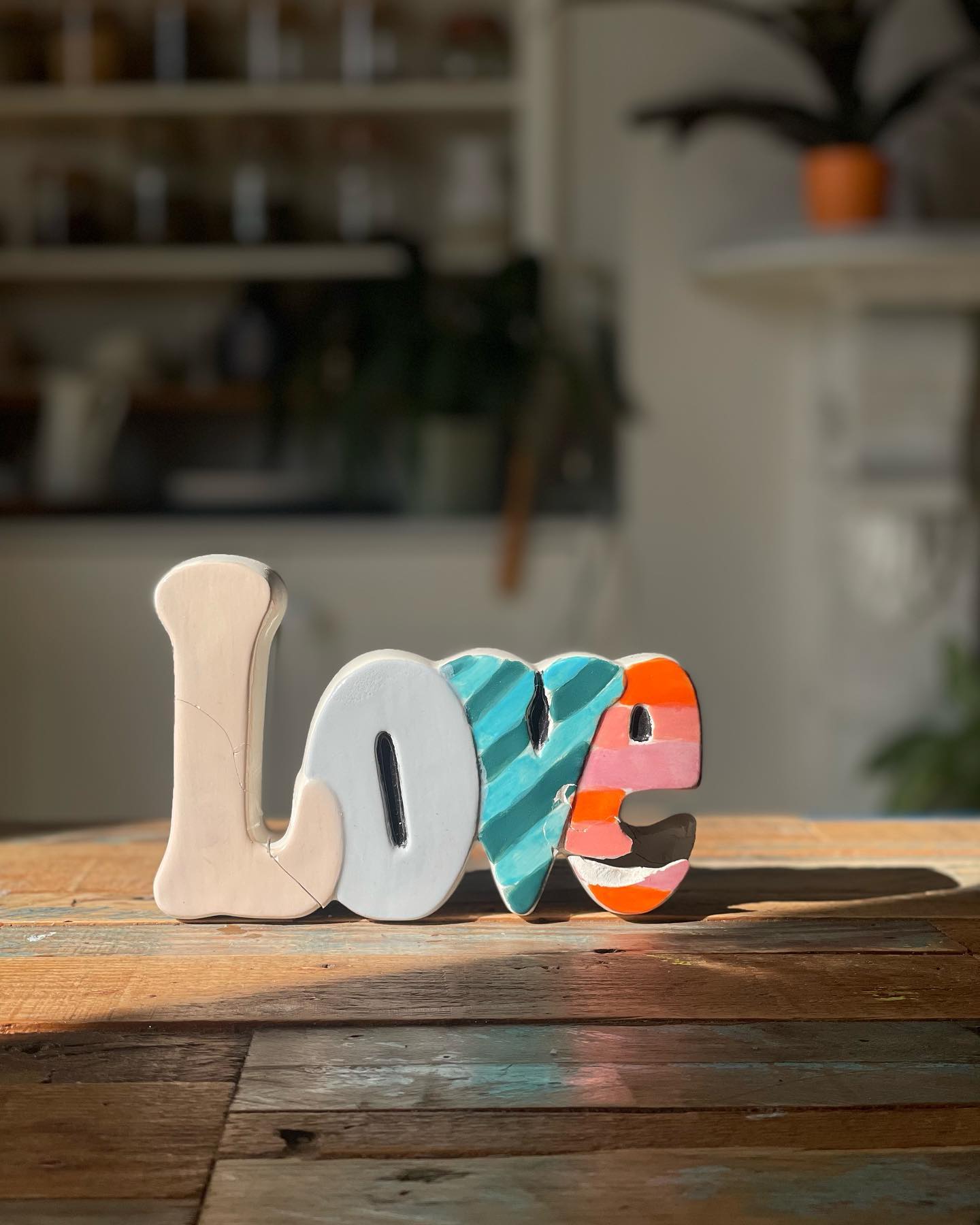 Our daughter made this pottery in London, and was sent to Bristol as our stay was short.
We fixed what we could ✨
LOVE proudly sits on our kitchen shelf, treasured more for its imperfections.
The cracks and gaps remind me of growth and aging. The missing pieces add beauty.
Your environment is constantly changing- your body is adapting and responding all of the time to its surroundings - stress, food, toxins… mostly unconscious to you.
Health goals are about achieving better balance and protecting for the future in an ever changing world.
It's a continuous journey and goals must evolve.
If you standstill you will not progress.
Change takes effort and action, perfection takes time.
Aiming for perfection slows you down.
Progress comes from doing a few things well and not pursuing perfection.
Accept imperfections and keep moving.
When we do, we achieve more.
In many ways this post is a reminder to me.
#health #well #nutrition #bristolfood #bristol_lens #bristollife #nutritionist #betterment #resilience #bristoluk #continousimprovement #betterhealth