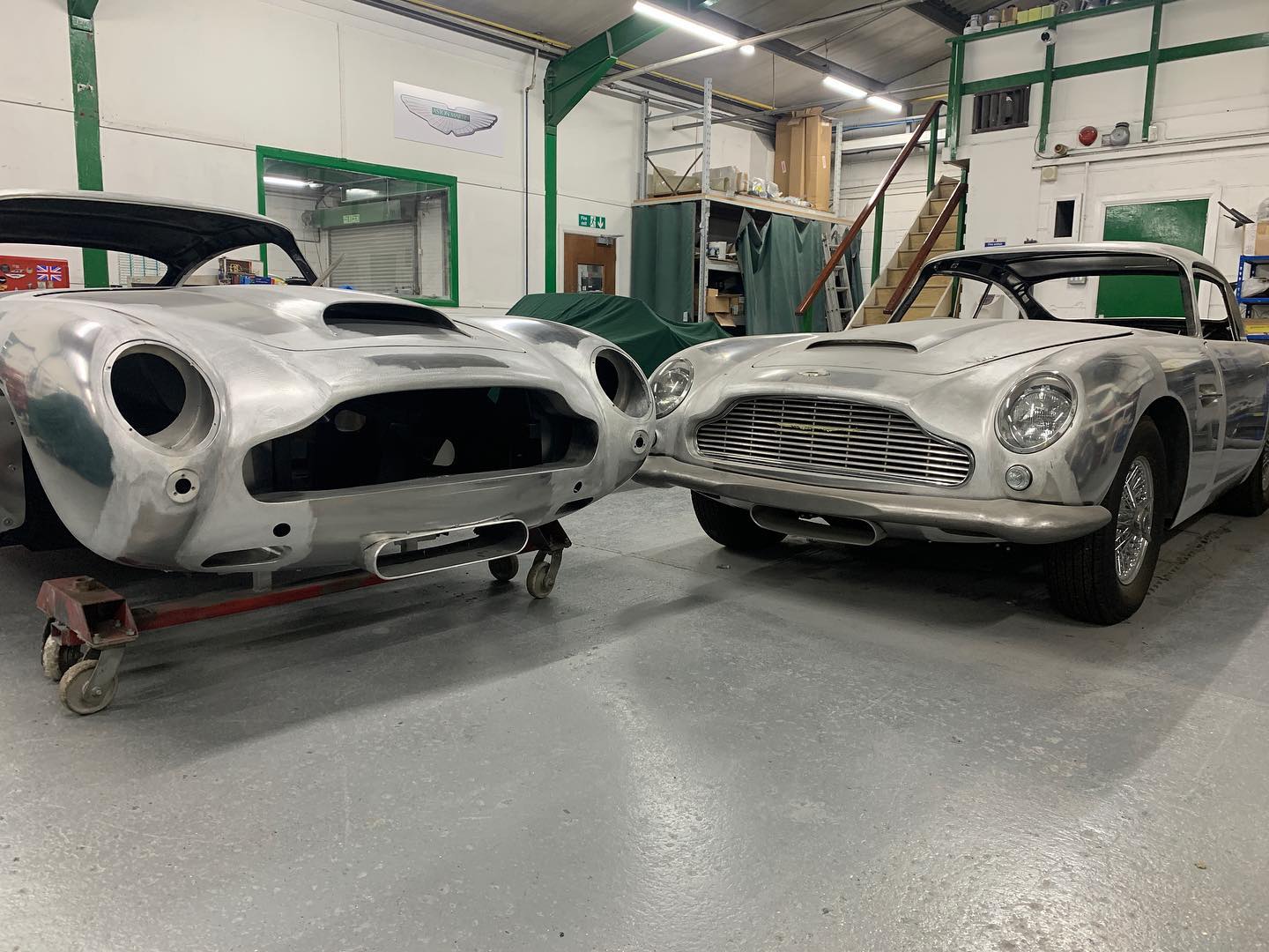 Busy paint shop #AstonMartin #Ferrari #DB5 #DB4GT #DB4GTZagato #330