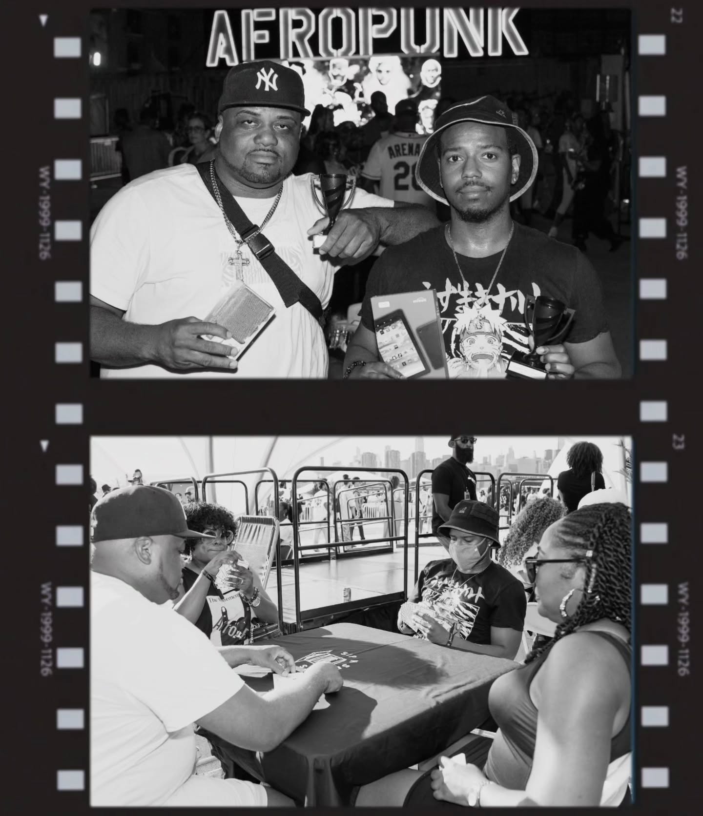 🏆Congrats to the winners of our SNS Spades Tournament of Champions...Ron & Prince! We will definitely have to run this tournament back next year...secure yourself a chip for entry into the dance! 📸 @eyeofniles #SipNSpades #Spadestournament #Spades #Afropunk