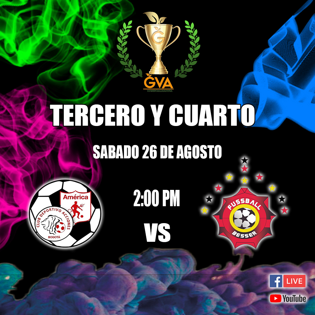 MAÑANA TE ESPERAMOS EN EL ESTADIO DE COMPENSAR AV 68 PARA SEGUIR APOYANDO AL FUTBOL FEMENINO💪
2 PM SE DISPUTARA TERCERO Y CUARTO ENTRE @club_acciones Y @besserfc
SE QUE NOS DARAN UN BUEN ESPECTACULO COMO SIEMPRE🔥 .... QUIEN GANARA??????
@panemanuelbogota @deportescompensar @balonesgolary @vivetvcolombia @gatoradecolombia
#juntoshacemosunmundomejor #futbolfemenino #futbol #femenino