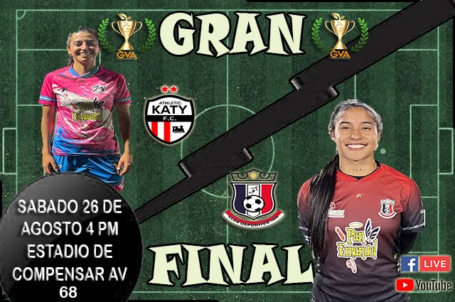 ES MAÑANAAAAAA NUESTRA GRAN FINAL DE LA TERCERA EDICION DE LA COPA GVA!!!! 👏 NO TE LA PUEDES PERDER , SERA UN ESPECTACULO VER TANTO TALENTO EN EL ESTADIO DE COMPENSAR AV 68.
NO TE LA PUEDES PERDER.
@athletickatyfc.colombia
@athletickatyfc @clubdeportivosua QUE GANE EL MEJOR 💯
@panemanuelbogota @deportescompensar @balonesgolary @vivetvcolombia @gatoradecolombia
#juntoshacemosunmundomejor #futbolfemenino #futbol #femenino