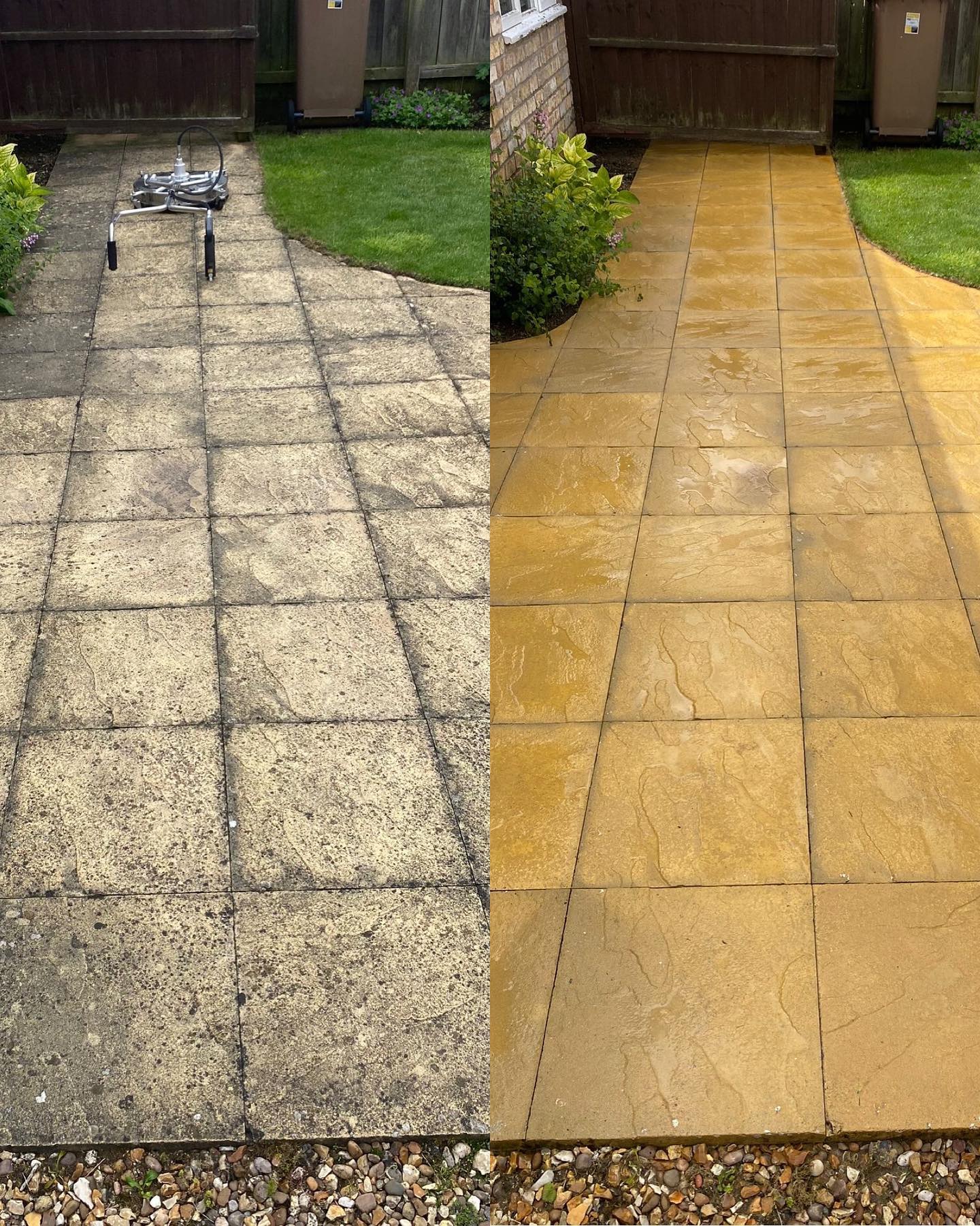 Patio jet wash completed last week😍just look at that difference!!!!
Get in touch to get your pressure washing complete!!!