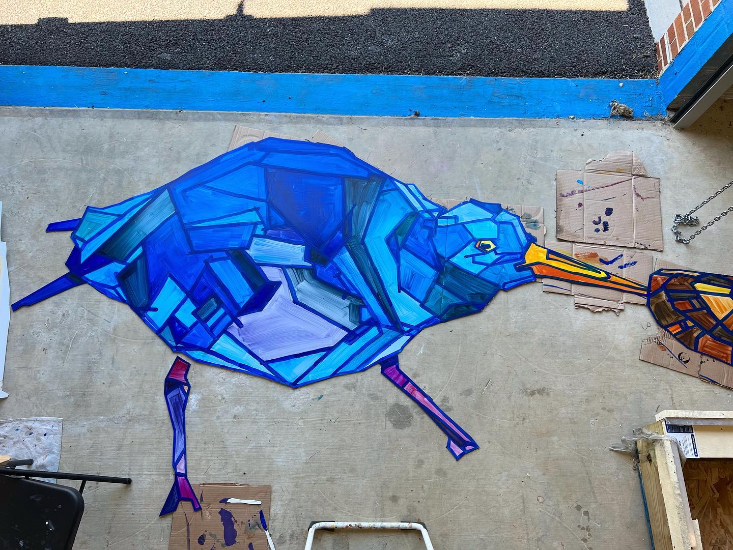 A little taste of what’s to come 😊✨ Can you name this fun seaside bird??
Soaring to Boston this Fall 😊🍃🍁🍂
.
.
.
Golden Acrylic on ACM.
.
.
.
#publicart #artinstallation #bostonart #bosart #dmvart #dmvartist #mural #muralist #murals #goldenacrylic #fineart #natureart #colorfulart #birdart #🐥 #neponsetriver