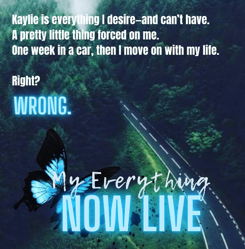 MY EVERYTHING is here!!
Get in the car with hot-&-grumpy Marc, and prepare for a road trip packed with twists and turns! And a view to die for (Kaylie’s words. And yes, she’s talking about Marc’s gorgeousness 🔥)
🦋 Contemporary (bodyguard) romance
🖤 Age gap & stubborn AF MMCs
🦋 Forbidden love & forced proximity
🖤 Slow burn, ‘hot & cold’ vibes
🦋 Dark-ish stuff & danger
🖤 Physical injury & trauma
🦋 Love after loss
🖤 Grumpy/Sunshine
BLURB
𝙋𝙧𝙤𝙩𝙚𝙘𝙩𝙞𝙣𝙜 𝙆𝙖𝙮𝙡𝙞𝙚 𝙬𝙖𝙨 𝙢𝙮 𝙟𝙤𝙗. 𝘽𝙚𝙞𝙣𝙜 𝙨𝙝𝙤𝙩, 𝙩𝙤𝙧𝙩𝙪𝙧𝙚𝙙, 𝙖𝙣𝙙 𝙣𝙚𝙖𝙧𝙡𝙮 𝙠𝙞𝙡𝙡𝙚𝙙 𝙬𝙖𝙨𝙣’𝙩. 𝙉𝙚𝙞𝙩𝙝𝙚𝙧 𝙬𝙖𝙨 𝙛𝙖𝙡𝙡𝙞𝙣𝙜 𝙞𝙣 𝙡𝙤𝙫𝙚.
Kaylie is everything I desire—and can’t have. A pretty little thing forced on me. One week in a car, then I move on with my life. Right?
Wrong.
Caught in a lethal game of organized crime, lies, and manipulation, it’s too late to run. Falling is easy. It’s the truth that kills. In the darkest despair, I surrender, holding on to the one thing I crave.
Her.
Kaylie Remington—my butterfly—my everything.
🦋
𝙍𝙪𝙣𝙣𝙞𝙣𝙜 𝙖𝙬𝙖𝙮 𝙬𝙞𝙩𝙝 𝙈𝙖𝙧𝙘 𝙬𝙖𝙨 𝙣𝙚𝙫𝙚𝙧 𝙢𝙮 𝙘𝙝𝙤𝙞𝙘𝙚. 𝙁𝙖𝙡𝙡𝙞𝙣𝙜 𝙛𝙤𝙧 𝙝𝙞𝙢 𝙬𝙖𝙨𝙣’𝙩 𝙚𝙞𝙩𝙝𝙚𝙧. 𝘽𝙪𝙩 𝙬𝙝𝙖𝙩 𝙘𝙖𝙣 𝙖 𝙜𝙞𝙧𝙡 𝙙𝙤?
Marc is the forbidden fruit my father kept me from. He awakens a desire I never felt. A will to live—and something worth dying for.
But danger catches up, and he pays the price.
Risking his life for me is his job. Me selling my soul to protect his isn’t mine. But when the threats come from unexpected places and everything I believed in is a lie, I hold on to the one thing I trust.
Him.
Marc Maddox—my warrior—my everything.
🦋🖤🦋
#bodyguardromance #contemporaryromance #forbiddenlove #forcedproximity #agegapromance #actionromance #slowburnromance #agegapromance #loveafterloss #slowburn #grumpysunshine #onebedtrope #roadtripromance #readersofinstagram #readerswanted #bookreviewers #bookbloggers #bookrecs #steamyreads