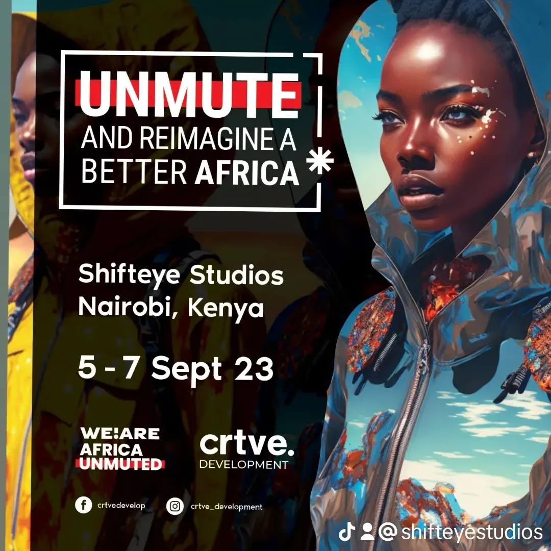 Unmute and reimagine a better Africa.
Happening now at Shifteye Studios. You're all welcome.
Catering done by the fabulous and wonderful @dawn.nairobi
@crtve_development