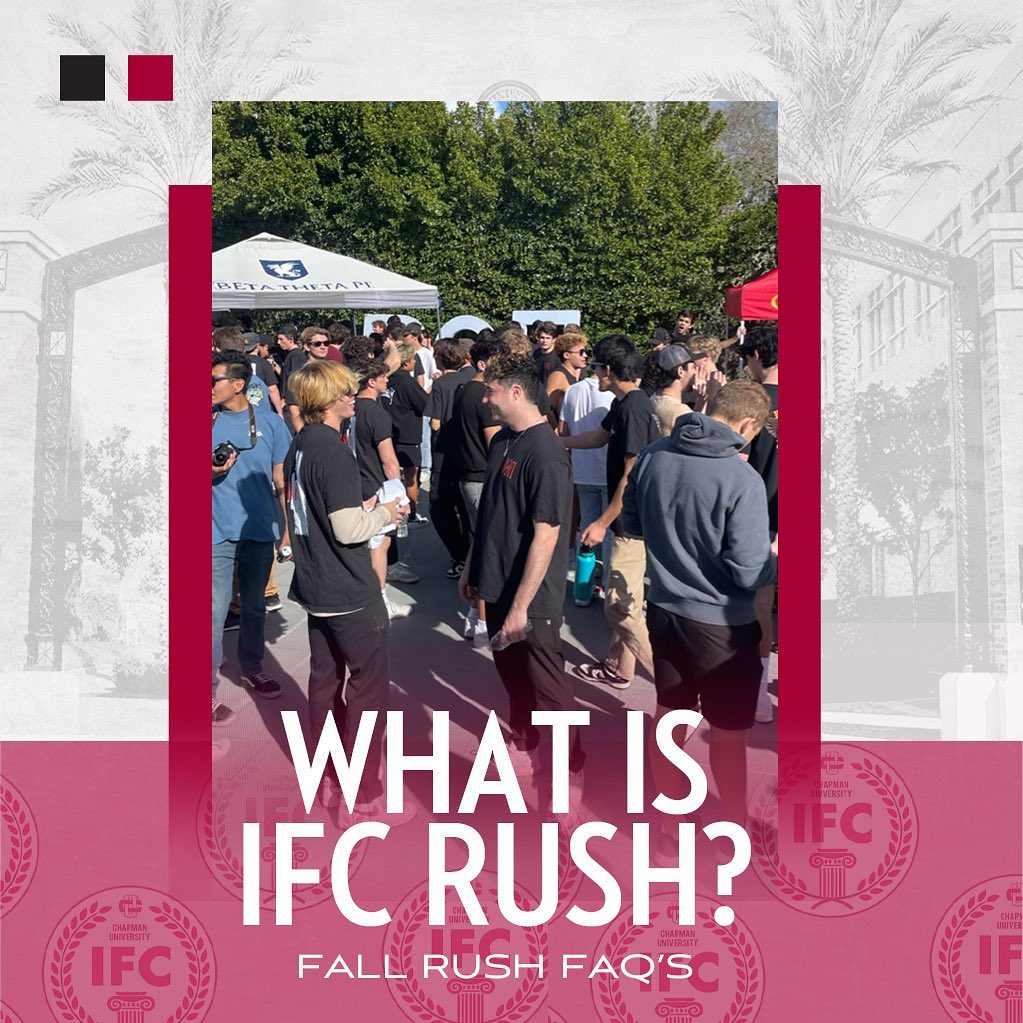 With Fall Rush kicking off in just two days, we wanted to give you some information on who we are as IFC, what chapters we have, and some details for kickoff on Saturday!
If you haven’t registered for rush yet, sign up at the link in our bio!
See you all in Beckman 404 on Saturday at noon and Memorial Lawn soon after!