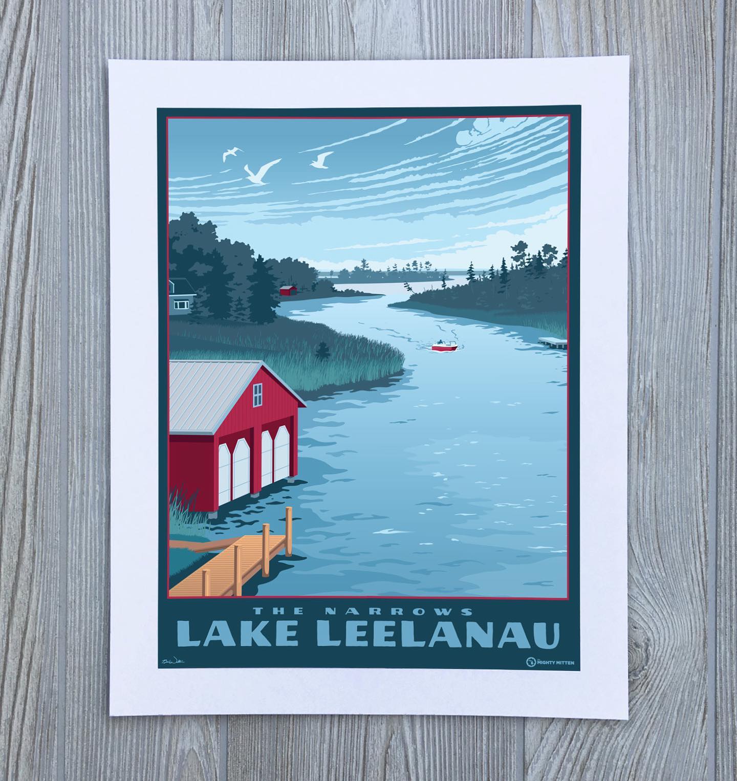 I’ve had this print on my mind for a LONG time, and I’m so happy to have finally finished it this summer. I LOVE boathouses 😆
.
As always, this is available in 5 ready-to-frame sizes in my online shop!
.
.
.
#puremichigan #upnorth #upnorthmichigan #themightymitten #lakemichigan #outdooradventures #midwestliving #midwestlivingmag #michigrammers #optoutside #michigan #greatlakes #lakehouse #greatlakeslocals #greatlakesstate #greatlakesloving #milakelife #leelanau #leelanaucounty #lakelife #yestraversecity #lakeleelanau #thenarrows #nationalparkposters
