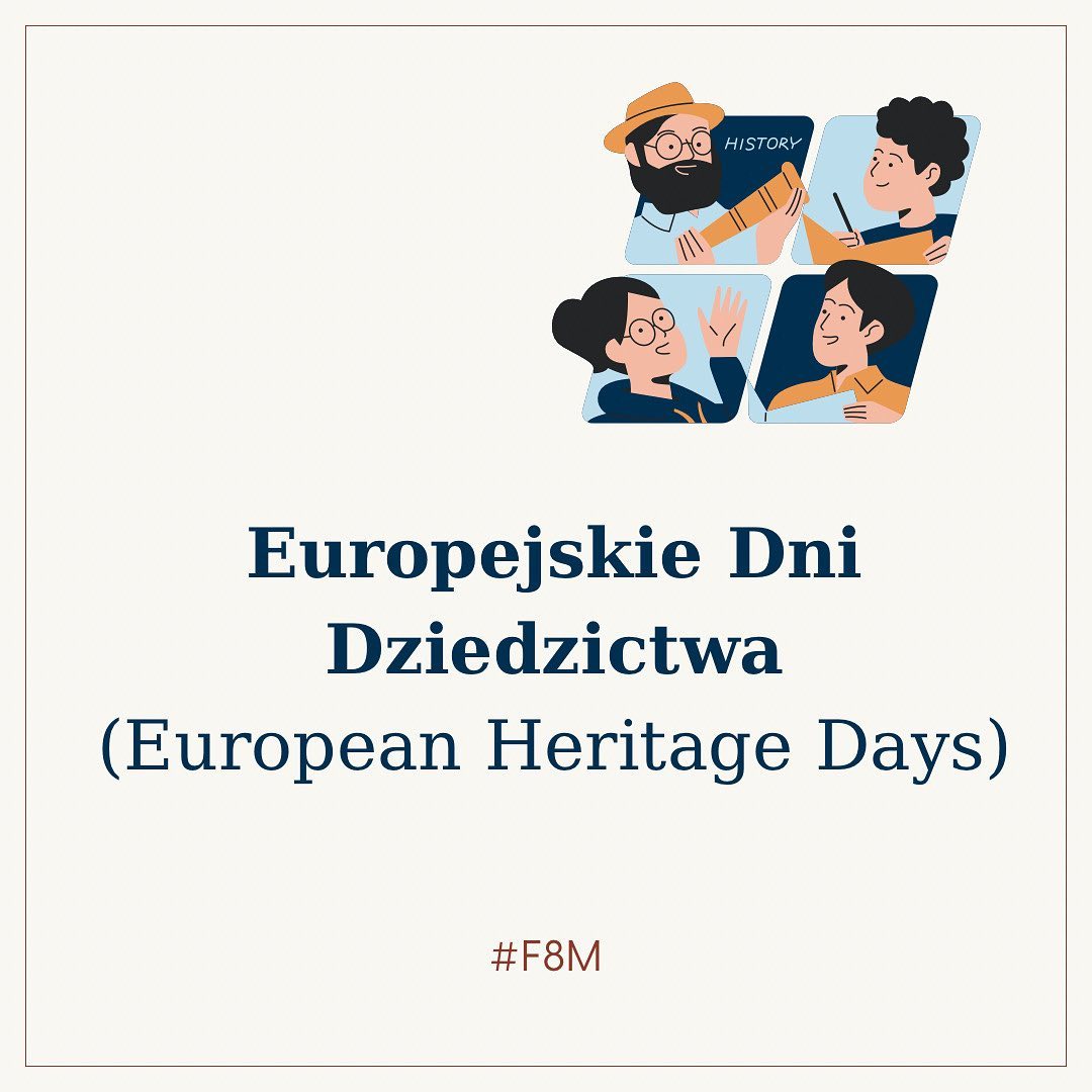 Europejskie Dni Dziedzictwa (EDD) to już wieloletnia europejska tradycja!
Celami dla których co roku obchodzimy EDD:
1. podniesienie świadomości obywateli Europy na temat bogactwa i różnorodności kulturowej Europy,
2. stworzenie warunków,
pozwalających na docenienie bogatej mozaiki kultur europejskich,
3. przeciwdziałanie rasizmowi i ksenofobii oraz zachęcanie do większej tolerancji w Europie i poza jej granicami,
4. informowanie społeczeństwa i władz politycznych o potrzebie ochrony dziedzictwa kulturowego przed nowymi zagrożeniami,
5. zachęcanie Europy do reagowania na stojące przed nią wyzwania społeczne, polityczne i gospodarcze.
Co roku wiele organizacji, także w Polsce, dołącza do świętowania EDD. Warto w związku z tym śledzić publikacje @nid, albo zajrzeć bezpośrednio na stronę Europejskich Dni Dziedzictwa, gdzie jest dostępne kalendarium wydarzeń.
Do zobaczenia na #EDD!
*
*
*
#heritage #zabytki #dziedzictwo #europe #europeanheritagedays #edh #polska #fundacja8marca #f8m