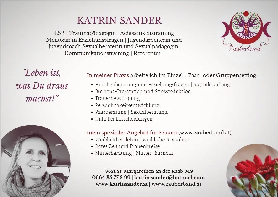 Willkommen in meiner Praxis! 🪷💛🩷
#psychosozialeberatung #lebensberatung
#traumasensibel
#Achtsamkeit
#paarberatung
#elternberatung
#sexualberatung
#burnoutprävention
#zauberband
#katrinsander