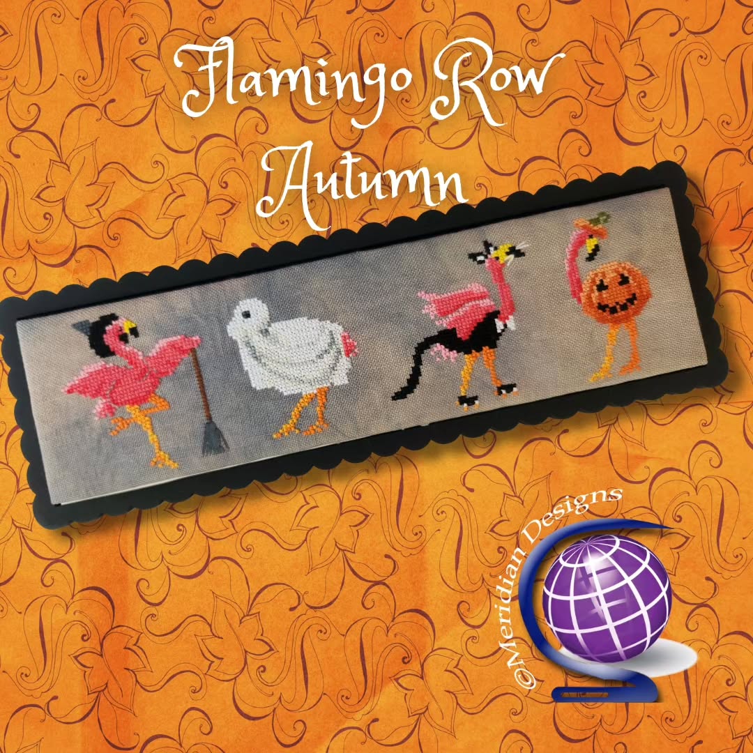 I have been so busy trying to get ready to leave for #needleworkgalleria (tomorrow!) that I completely forgot to post photos of all the new releases!!!
I guess I will blast them all out now. 🤣
First up is Flamingo Row - Autumn. Flamingo Row is a four part series. Autumn and Winter are here now, and I'll release Spring and Summer in March.
#meridianxstitch #meridiandesigns
#crossstitch #crossstitchdesigner
#crossstitching #crossstitchersofinstagram #crossstitchpatterns #xstitchpattern #xstitching #xstitcher #stitchersofinstagram
#xstitch #xstitchersofinstagram #puntodecruz #puntocroce #korssting #kreuzstich #pointdecroix
#needlework #undertheseafabrics #crossstitchlover #crossstitchland #crossstitchlove #crossstitchingisbadass #stitchersgonnastitch #dmcembroidery #lovecrossstitch #xstitchaddict
#crossstitchaddict