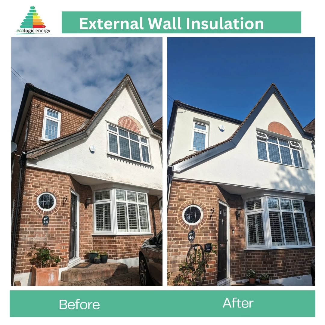 Our recent job in Chingford, we used @licatabuildingsystems EWI system to the whole house, including replicating the facias at the front.
Ready to take the first step towards a well-insulated home? Get in contact today at 0208 804 8151 or email enquiries@ecologic-energy.co.uk.
#EWI #EWiWallInsulation #EnergyEfficiency #SaveMoney #StayComfortable #EnergyCrisis #WallInsulation #Insulation #LocalInstallers #LocalInsulationInstallers #InsulationInstallers #StayWarm #Externalwall #carbonfootprint