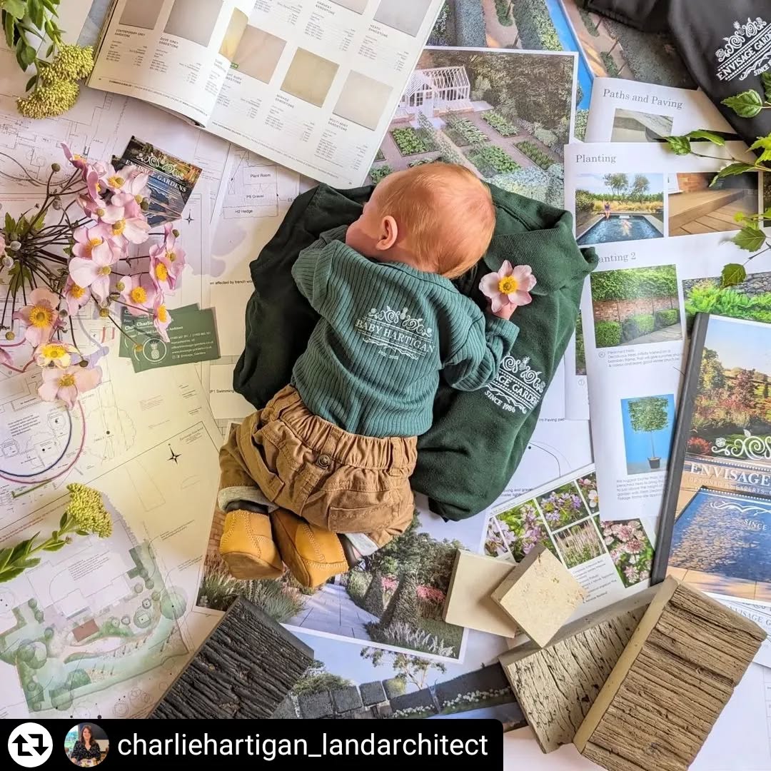 Our new apprentice fell asleep on the job! Celebrating 2 months of Fern 🌿 3rd generation Envisage team member and 7th generation horticulturist in the making, maybe... 😉🌱
#Repost - @charliehartigan_landarchitect
Luke and I have just completed the hardest construction project I think I've ever worked on.
Our baby girl, Fern Hartigan, was born by emergency section at the end of July after a 4 day labour - 3 weeks to the day after we also moved house!
Baby and I are doing fine after a week's stay in hospital. Luke is an absolute superstar and held the whole show together.
We're feeling thoroughly spoiled by all of our friends and family. With so much support from our parents, and hundreds of gifts, cards and flowers arriving in the post!
We're home now and really enjoying our time together 💕