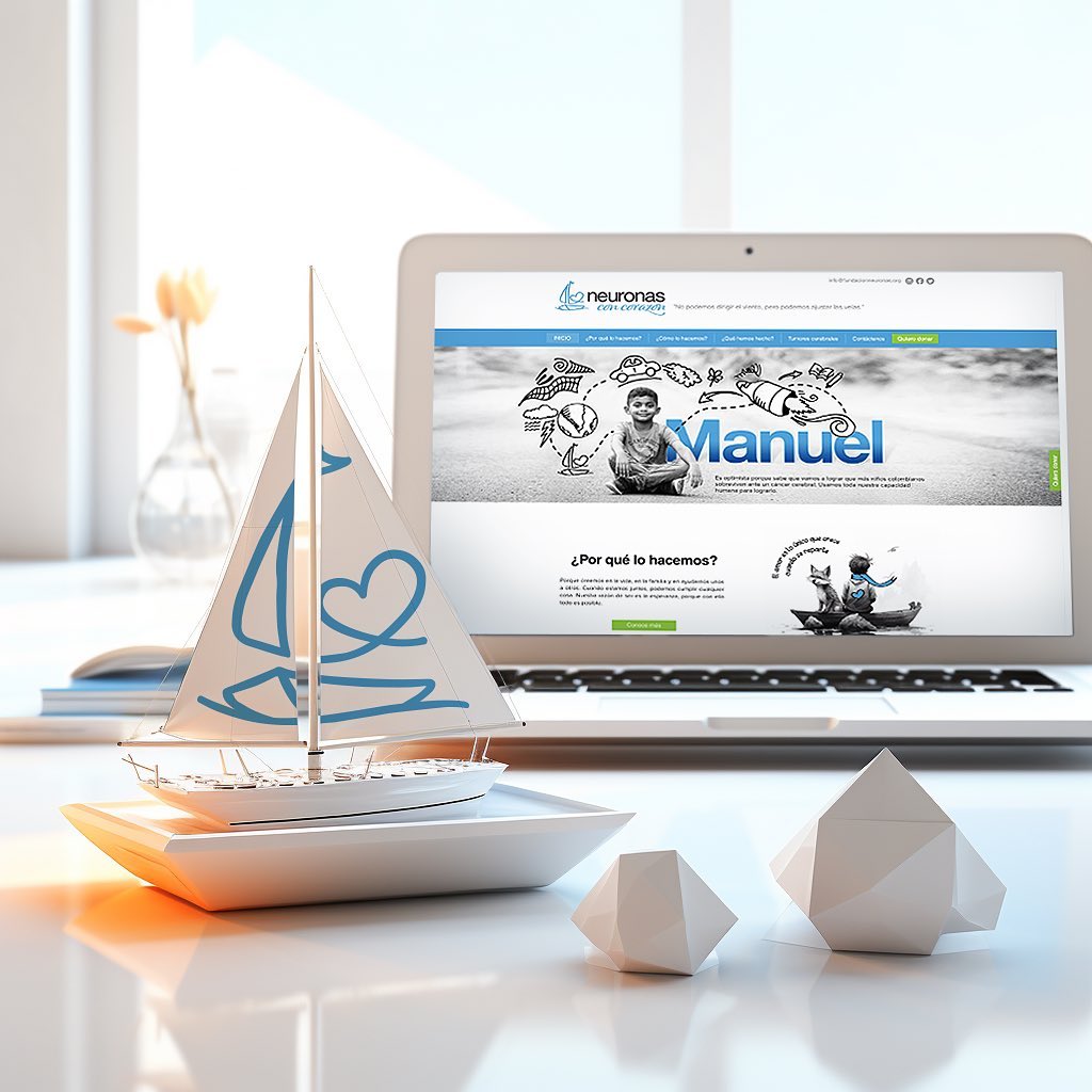 "No podemos dirigir el viento, pero podemos ajustar las velas." 🩵 La Fundación @neuronasconcorazon sabe cómo repartir amor a los niños que buscan sobrevivir ante un cáncer cerebral. 🧠 Nuestra tarea es hacerlos visibles con lo que más nos gusta hacer: #Diseño + #UX + #comunicación. Haz ahora tu donación✅ www.neuronasconcorazon.org