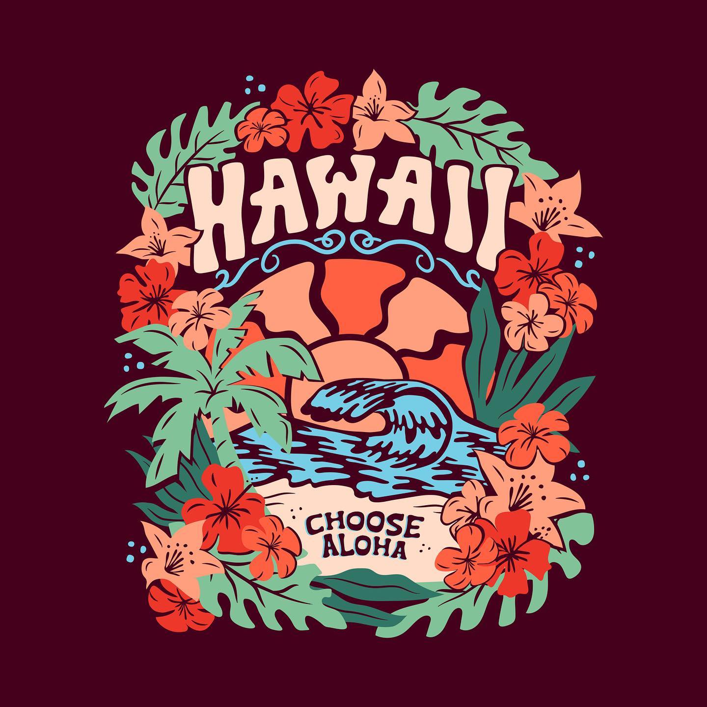 I’m excited to finally share this illustration created for a client based in Hawai’i. “Choose Aloha” was the theme, and we wanted to have a Billabong meets music festival type of vibe. The last slide is the original sketch that the design was created from. I always love looking back at the beginnings of a design to see how it has taken shape throughout our process.
#branddesigner #illustration #branding #ipad #adobe #sketch #brandidentity #designinspiration #graphicdesigner #digitaldesign #illustrator #customillustration #merchdesign #logodesigner #hawaii #hawaiimerch #hawaiivibes #troutdesignco