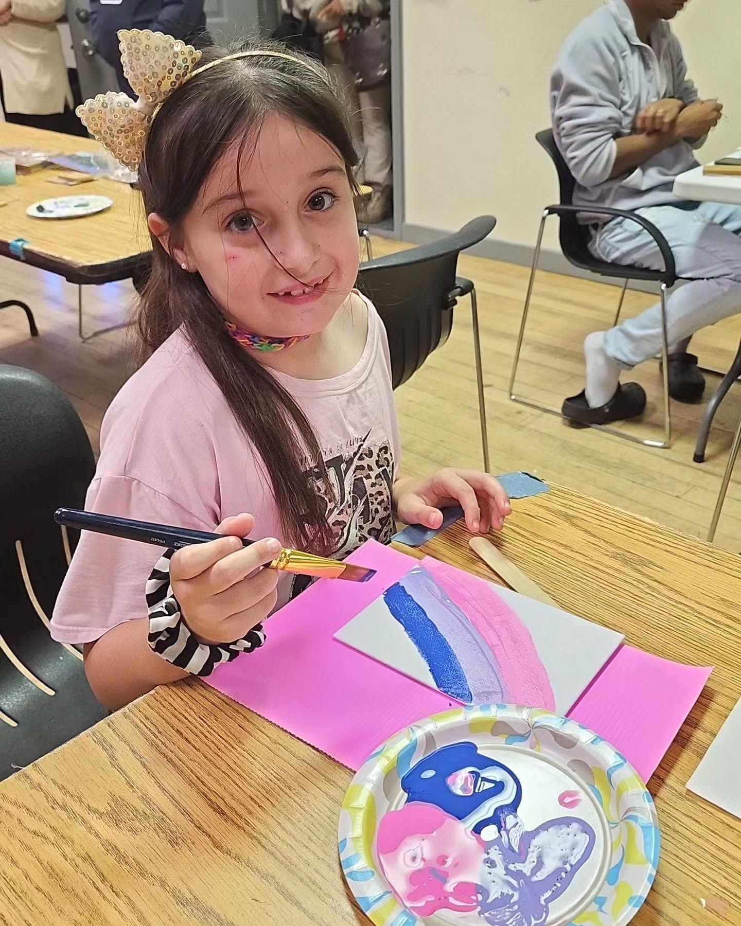All smiles at Bad Art Night ๐๐จ๐
September 29th, 2023
We had such a great time creating in a low pressure, no expectations environment. Art doesn't have to be perfect, it's more important to have fun!