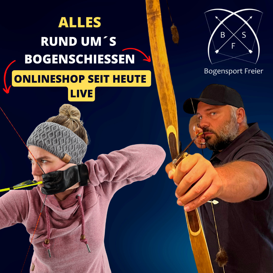 🟢 Wir freuen uns, Dir mitteilen zu können, dass unser Online-Shop ab jetzt geöffnet ist (Link in unserer Bio).
🎯 Du findest bei uns nützliche Informationen rund um den Traditionellen Bogensport, ein breites Kursangebot sowie feinste Custom-Bogensehnen und Perlrochen-Artikel.
Dein Team von Bogensport Freier 🏹
#archery
#bogenschießen
#bogenschiessen
#traditionellesbogenschießen
#tradarchery
#3dbogenschiessen
#archeryaroundtheworld
#bogensport_freier
#bogensportfreier
#outdoor
#outdoorsports