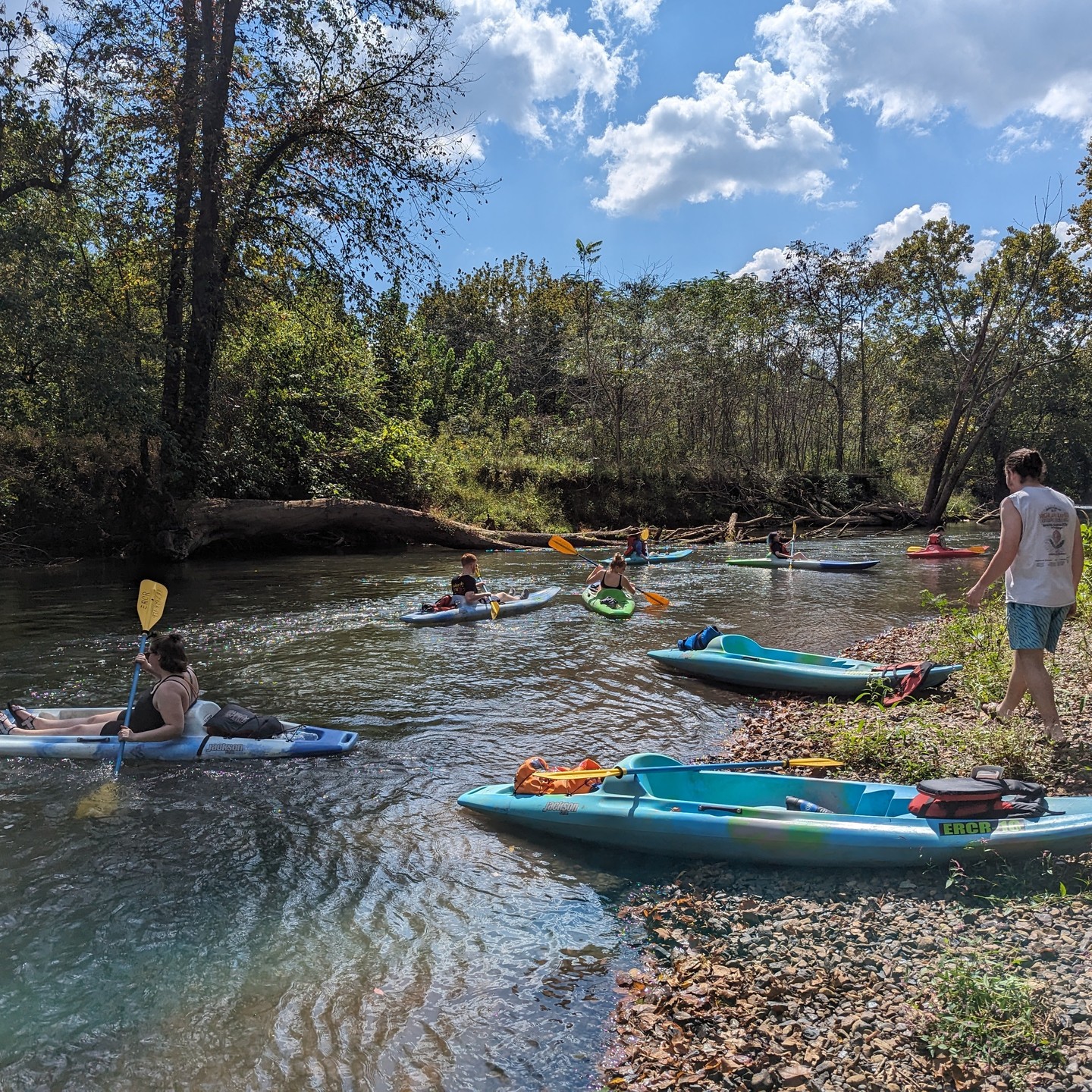 At the risk of coming across as a crunchy campus ministry, we decided to go out to Elk River last weekend to kayak. No casualties, just lots of getting stuck. 8/10, mostly took off points for not enough singing.
. . .
#mtsu #ukirk #ukirkmtsu #campusministry #mtsu24 #mtsu23