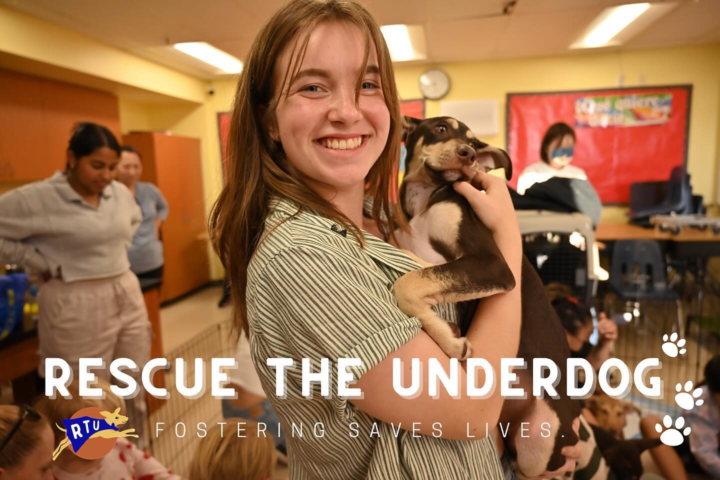 Thank you to Rescue the Underdog for hosting an animal adoption during Tap into the Night! Please check out the @rescuetheunderdog instagram and website to learn the puppies they currently have for adoption! Many are looking for their forever homes 🐾
An additional thank you to the @pawseclub team for helping out 💕
📸: @qlsyearbook
