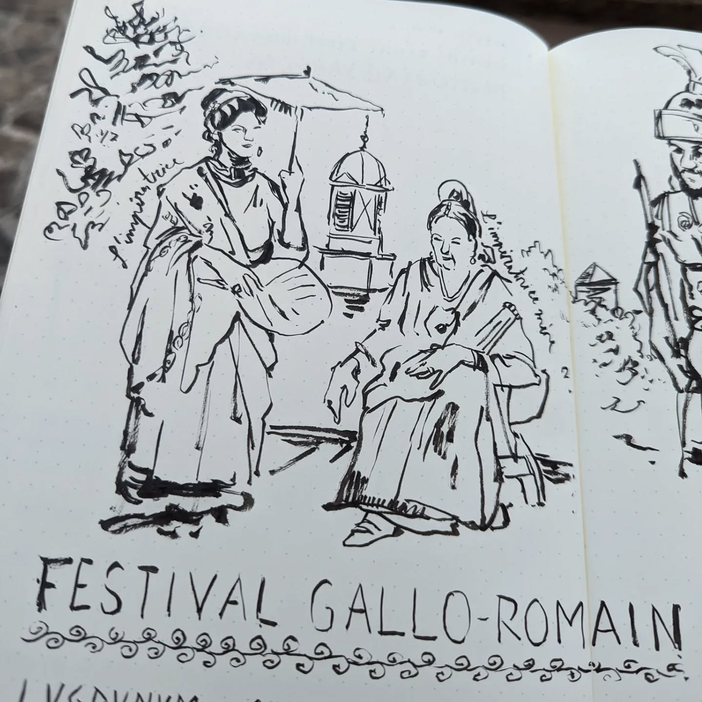 Ce week-end c'était la troisième édition du festival gallo-romain de Lyon. (Qui accompagne l'ouverture de l'expo Brickius Maximus sur laquelle j'ai travaillé)
Avec des reconstitutions de l'époque romaine, des combats de gladiateurs, des campements, des stands d'artisans.. c'était super chouette 👍
Évidemment j'en ai profité pour faire quelques croquis antiques ! Idéal pour bosser les drapés 😁🖌️
L'expo Brickius est accessible jusqu'à Juin 2024 au musée @lugdunummtr
Merci @elsa_b_bd pour les photos ! 😘
#sketch #sketching #rome #roma #lugdunum #reconstitution #lyon #rome_antique #festivallugdunum