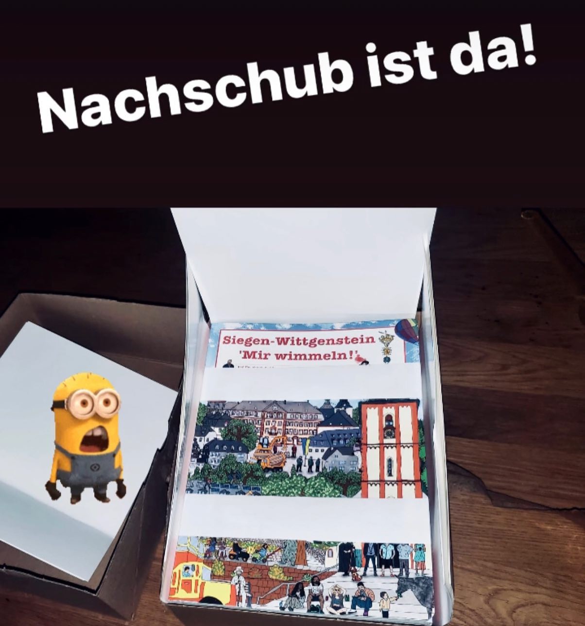 Ab Montag wird fleißig verschickt! Siegen-Wittgensteins erstes Wimmelbuch! www.lokalzauber.de #kreuztal #burbachsiegerland #neunkirchen_siegerland #wilnsdorf #siegen #siegenwittgenstein #hilchenbach #netphen #badlaasphe #badberleburg #erndtebrück #freudenbergsiegerland #wimmelbuch #kinderbuch #lokalzauber #siegerland