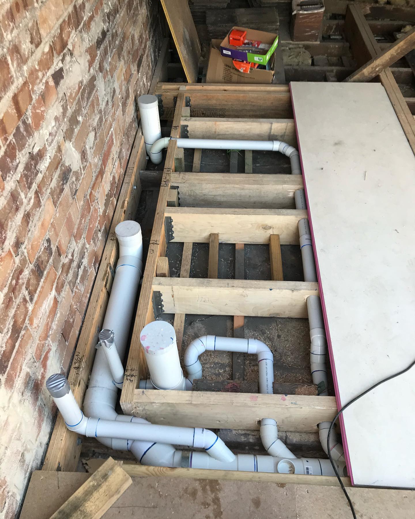 Stack with minimum space ! #plumb #plumbingofinstagram #plumblife #pvc #sydneyplumbing #sydneyplumbers