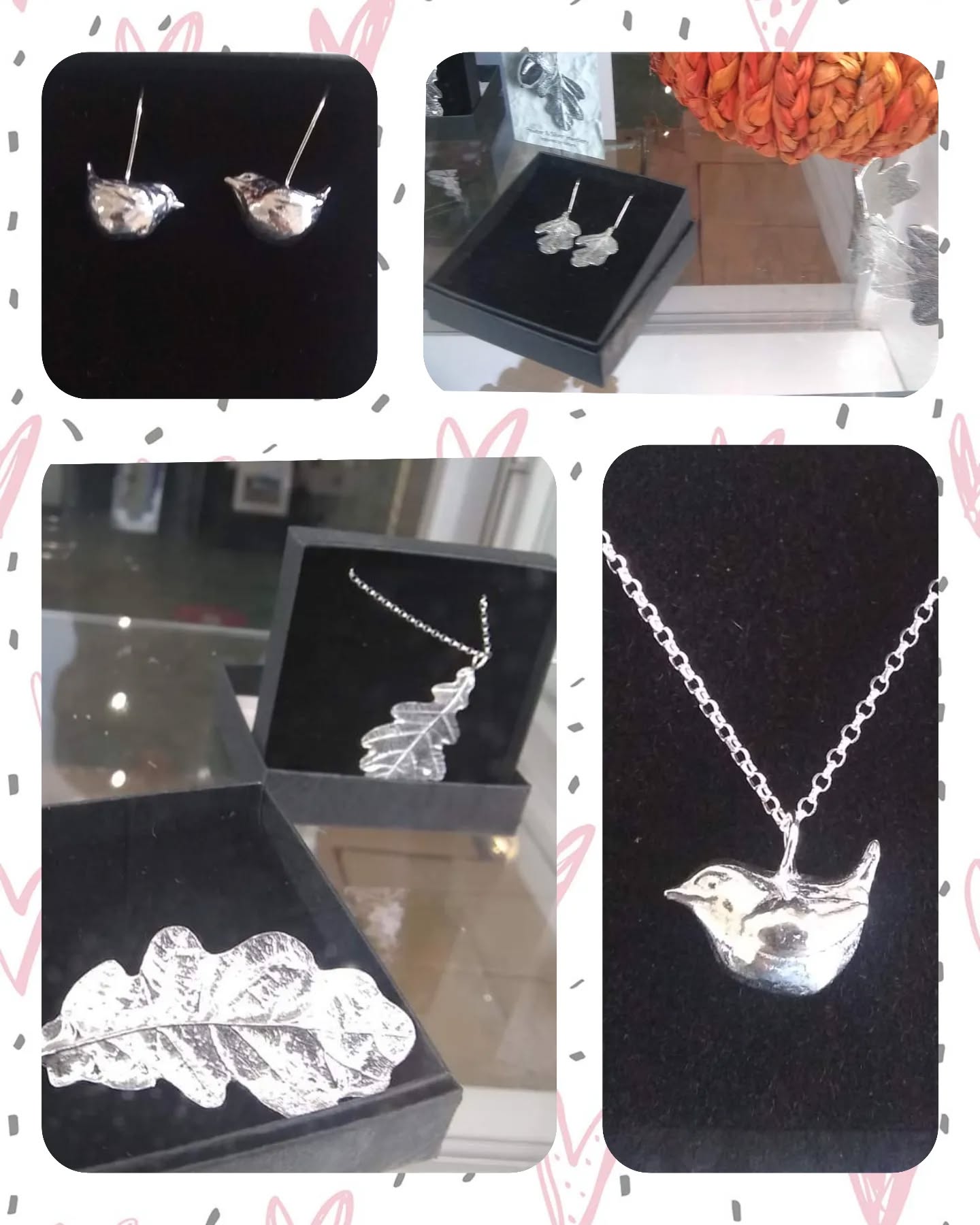 Delivery number 3 - beautiful oak leaf and wren pewter jewellery ❤️