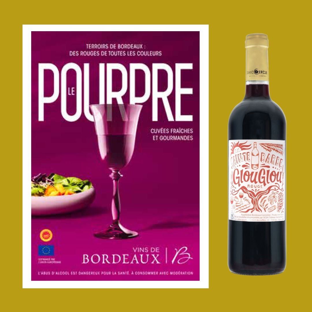 Vin au profil surprenant. Il propose une autre approche des terroirs bordelais. Élevage, assemblage, packaging, ... tout est pensé pour
revisiter les rouges de Bordeaux et proposer une nouvelle expérience de dégustation.
#redwine #bordeaux #vignoble #vin #glouglou #vinsdebordeaux
Dégustation - Aux côtés de mets détonants, allant des classiques revisités aux saveurs inattendues, ces vins sauront sublimer la surprise en bouche. Ce rouge accompagne aussi particulièrement les nouvelles
tendances de consommation : flexitariens, végétaliens, vegans, etc.